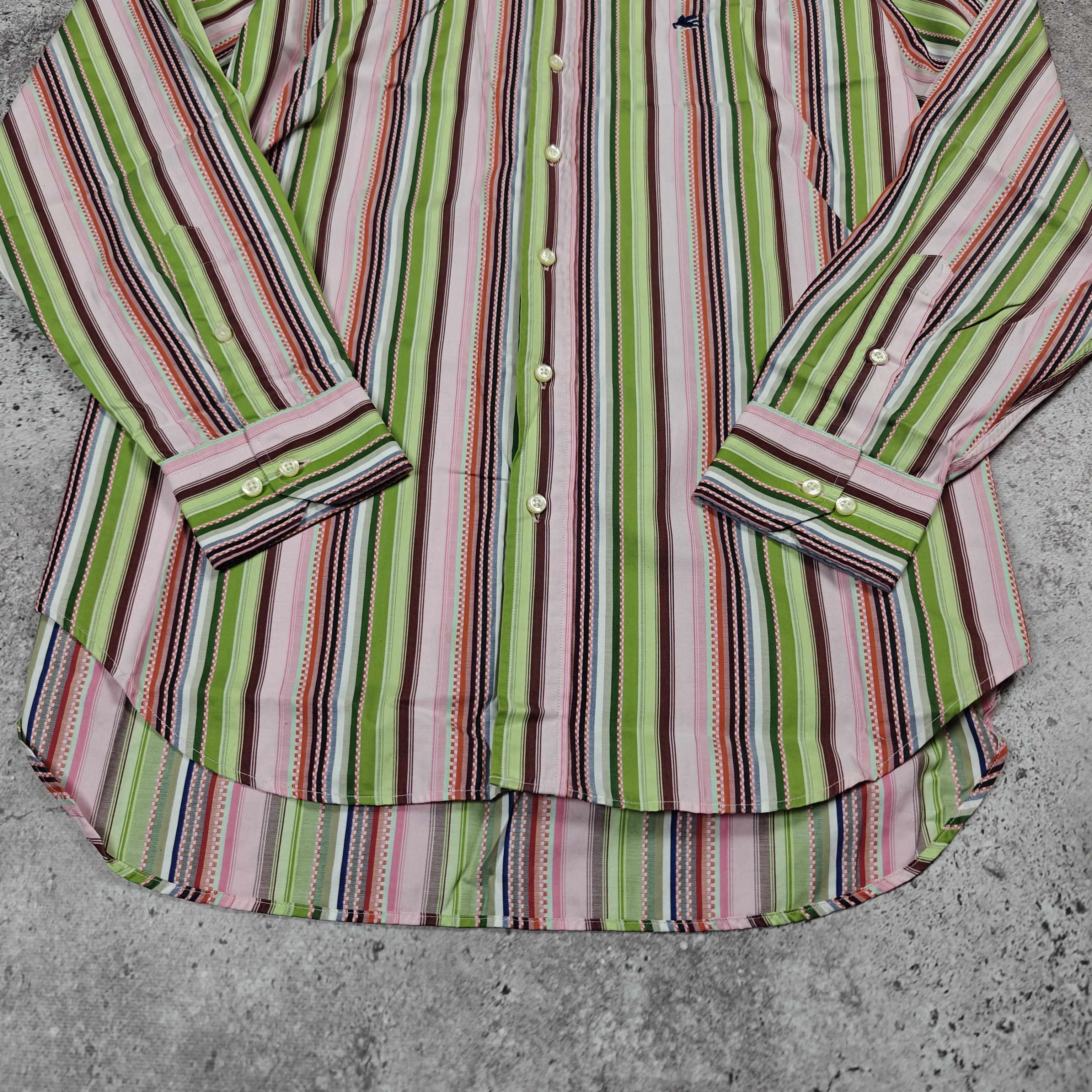 Etro Etro Striped Shirt Italy size 42 Size US L / EU 52-54 / 3 - 3 Thumbnail