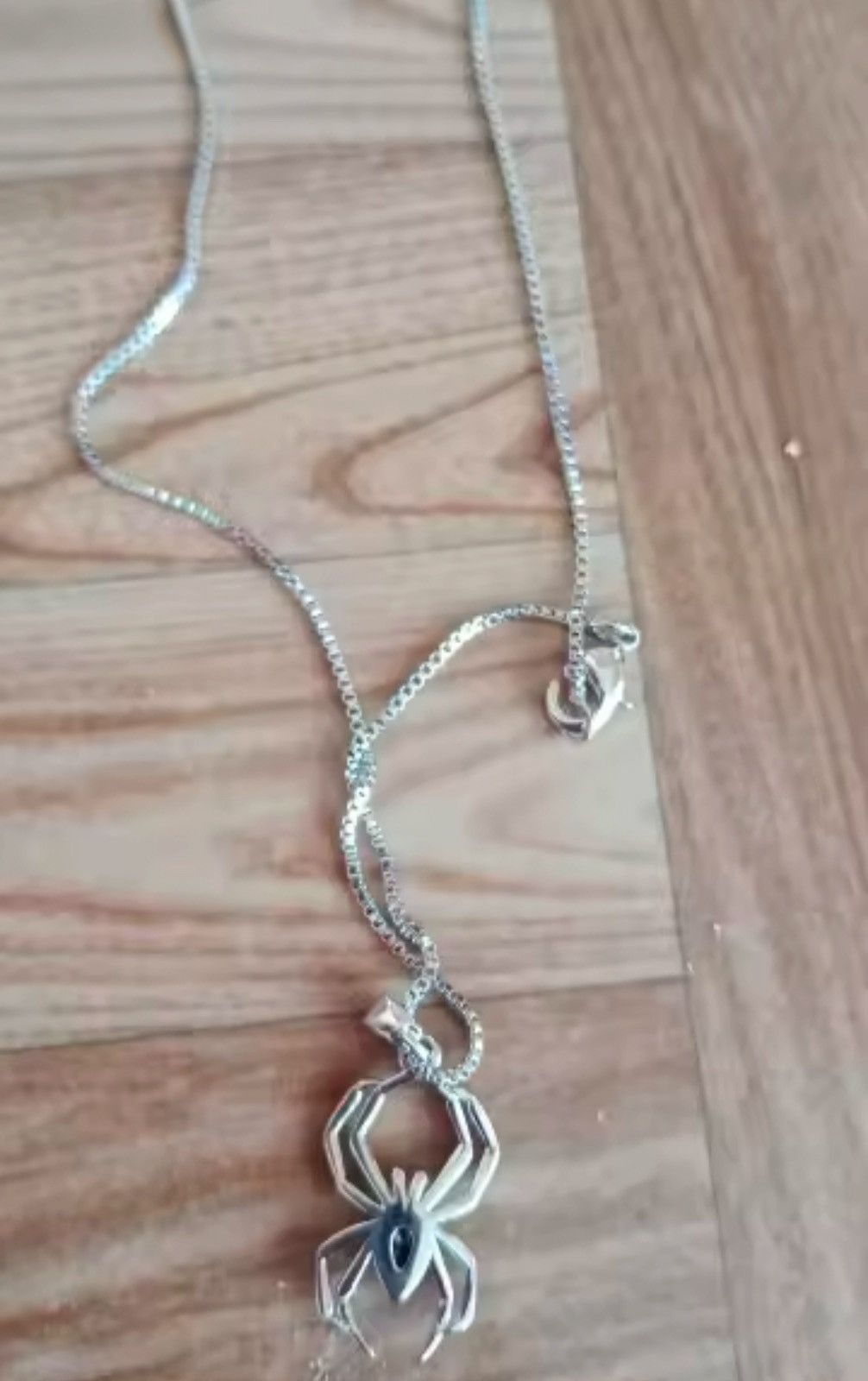 Other Huitan Spider Pendant Necklace Silver Chain Size ONE SIZE - 4 Thumbnail
