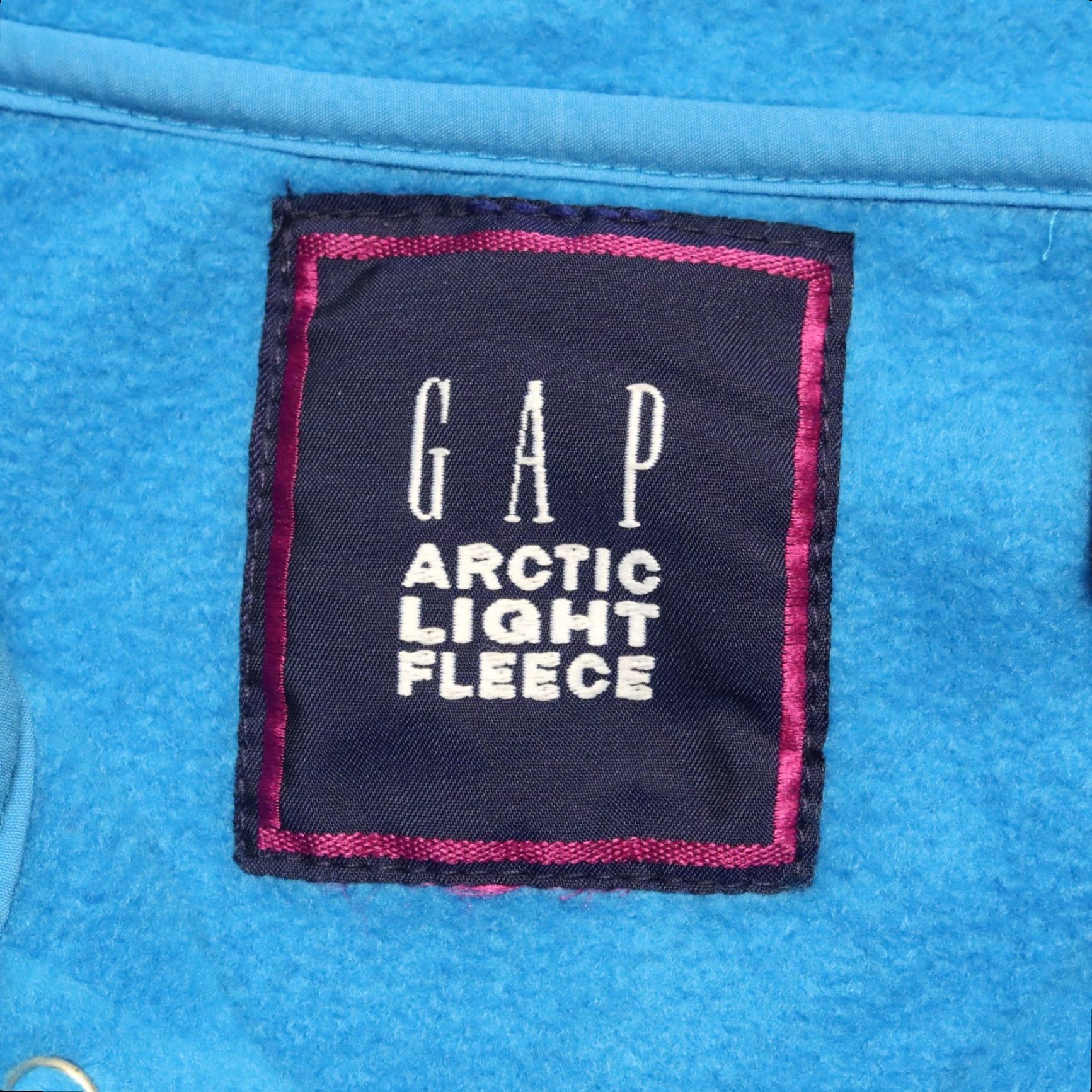 Gap VINTAGE GAP Arctic Light Fleece Pullover Mens L Blue 90s Deadstock Pullover Size US L / EU 52-54 / 3 - 7 Thumbnail