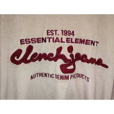 Clench Clench Jeans Essential Velour Hoodie Velvet Embroidered XL S Size US XL / EU 56 / 4 - 6 Thumbnail