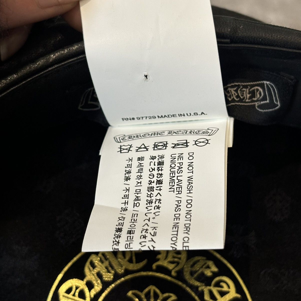 Chrome Hearts Chrome Hearts leather hat Size ONE SIZE - 10 Thumbnail