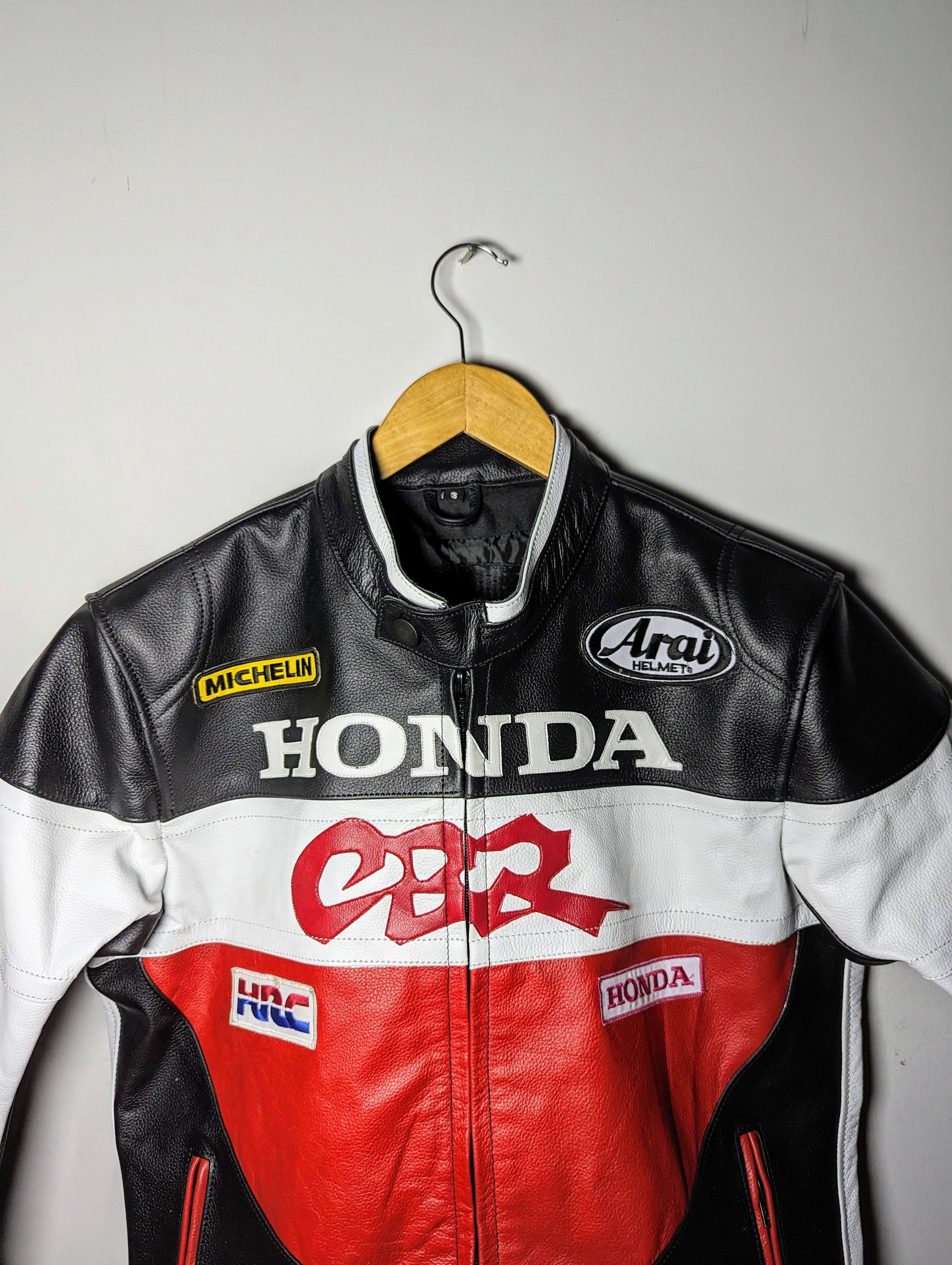 Honda 💥🔥 HONDA CBR RACING LEATHER JACKET RARE Size US S / EU 44-46 / 1 - 4 Thumbnail
