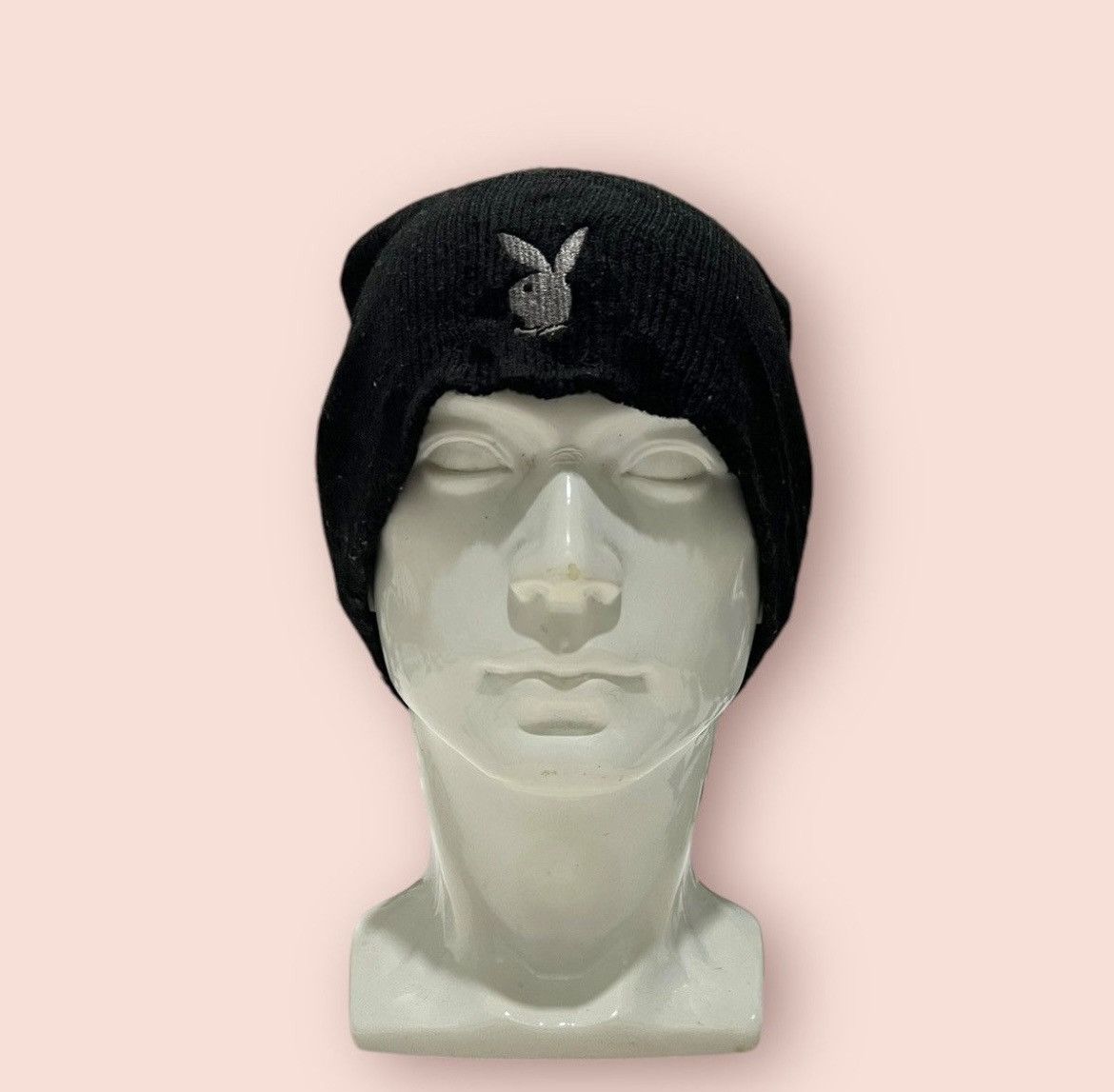 Playboy VINTAGE EMBROIDERED SMALL BUNNY LOGO PLAYBOY BEANIE Size ONE SIZE - 10 Thumbnail