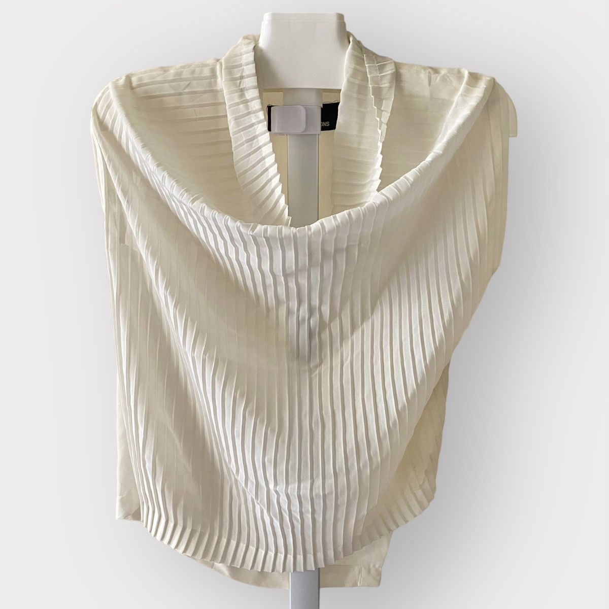 Comme des Garcons Vintage Tricot CDG Asymmetric Sheer mesh Blouse Size M / US 6-8 / IT 42-44 - 4 Thumbnail