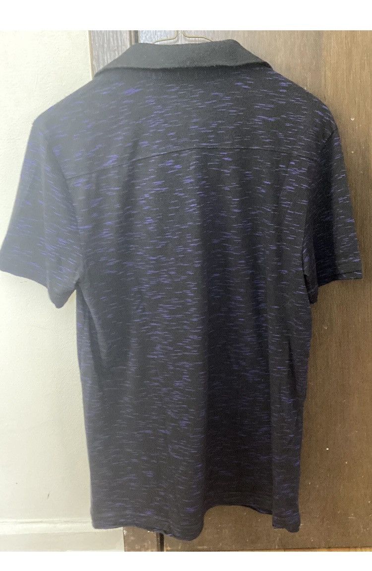 Armani Exchange Armani Exchange Contrast Short Sleeve Polo Black Purple S Size US S / EU 44-46 / 1 - 3 Thumbnail