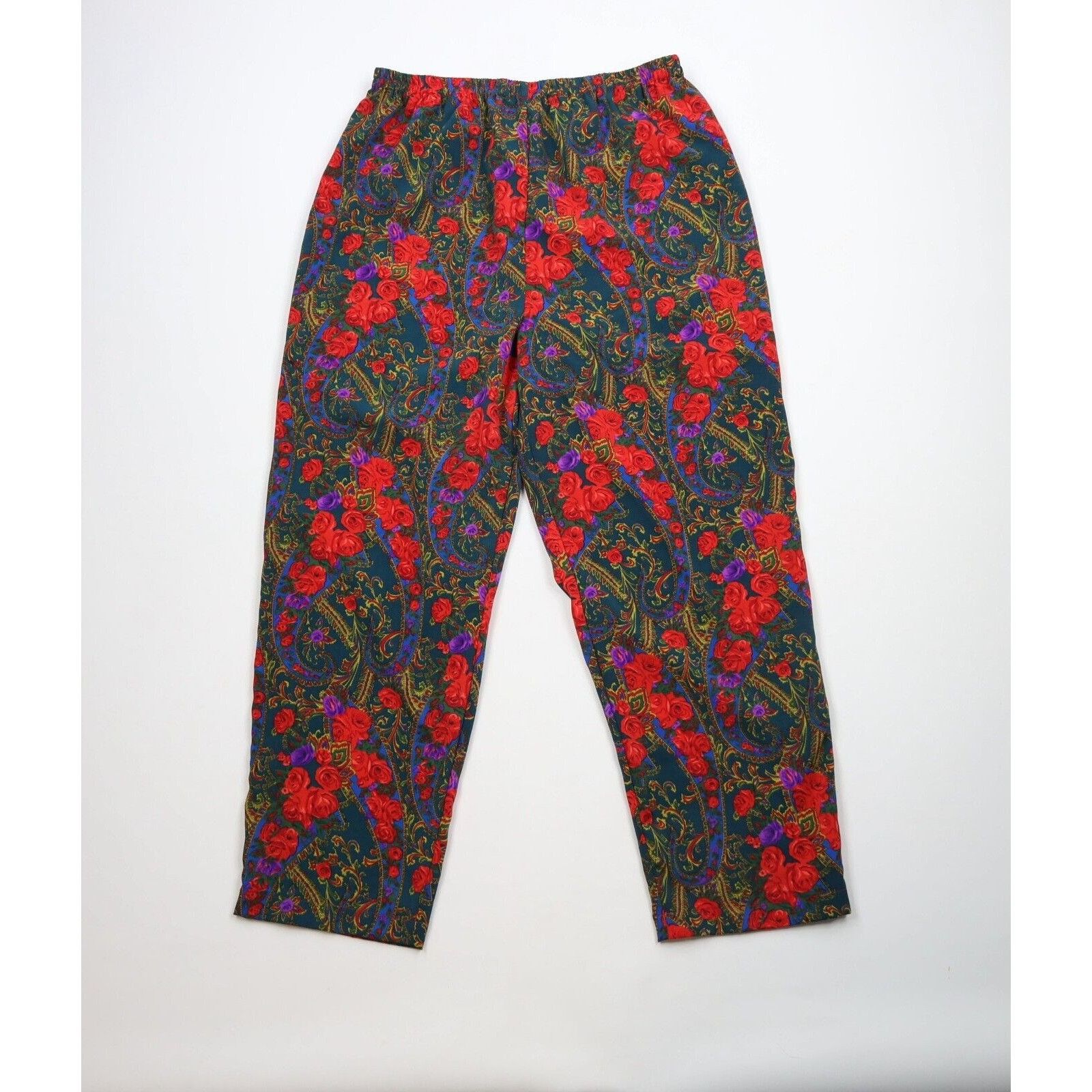 Victoria's Secret × Vintage NOS Vintage 90s Victorias Secret 2 Piece Flower Pajamas Size L / US 10 / IT 46 - 9 Thumbnail