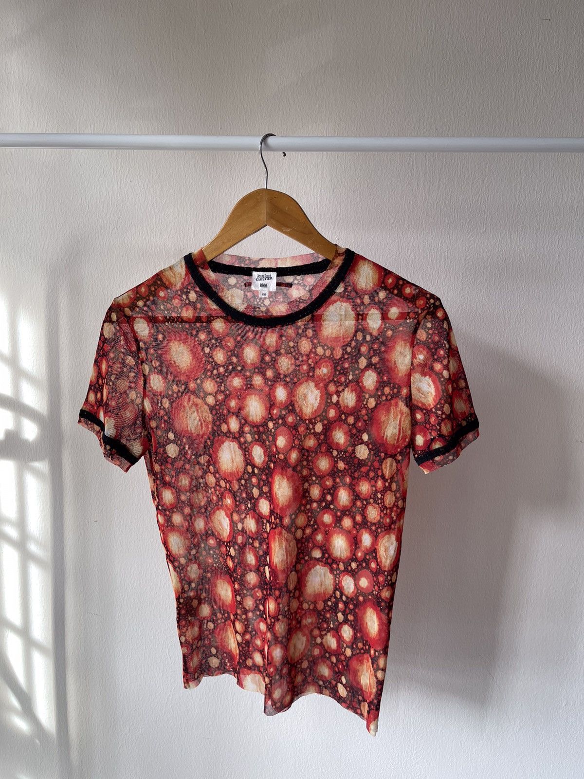 Jean Paul Gaultier 90s Jean Paul Gaultier Homme Mesh Tee Size US S / EU 44-46 / 1 - 3 Thumbnail