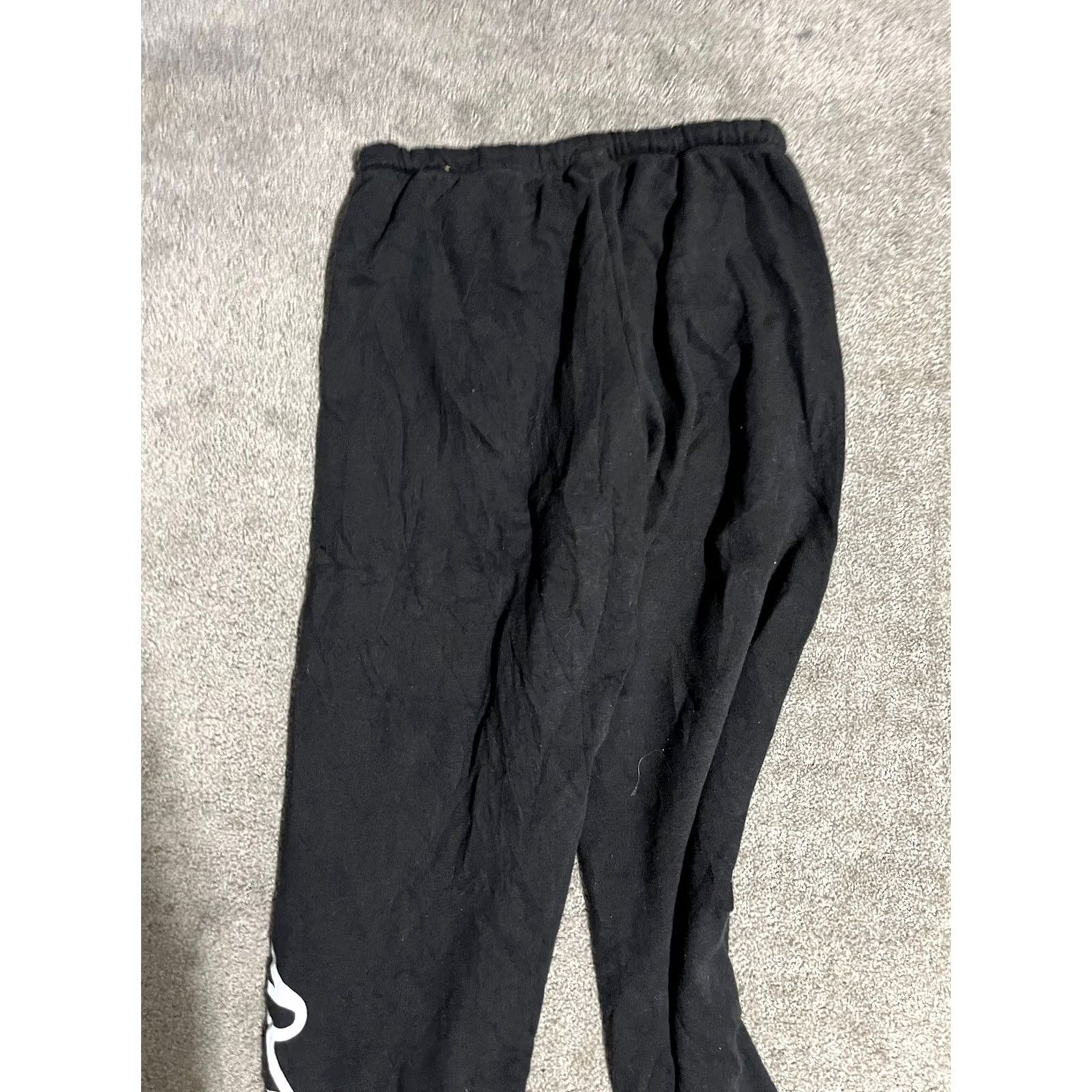 Victoria's Secret Victoria's Secret PINK Sweatpants Women Size XS Black Graphic Size 26" / US 2 / IT 38 - 4 Thumbnail