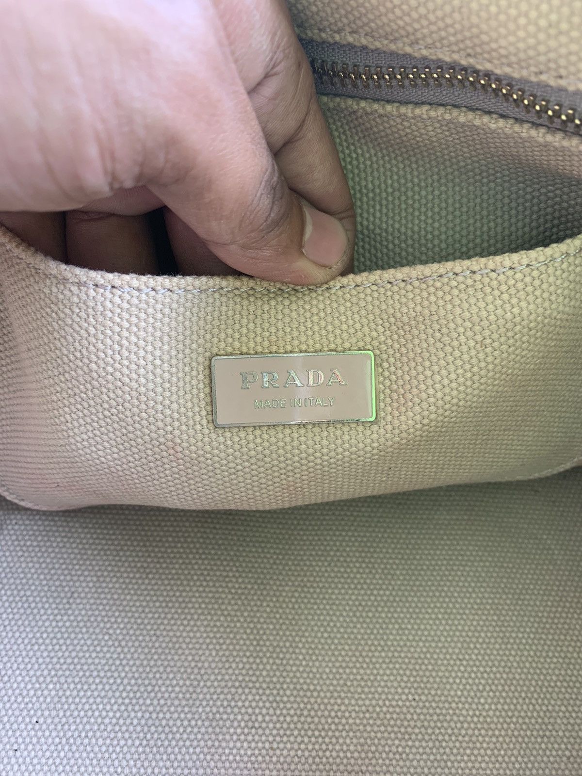 Prada Prada Canapa Tote Bag Size ONE SIZE - 3 Thumbnail