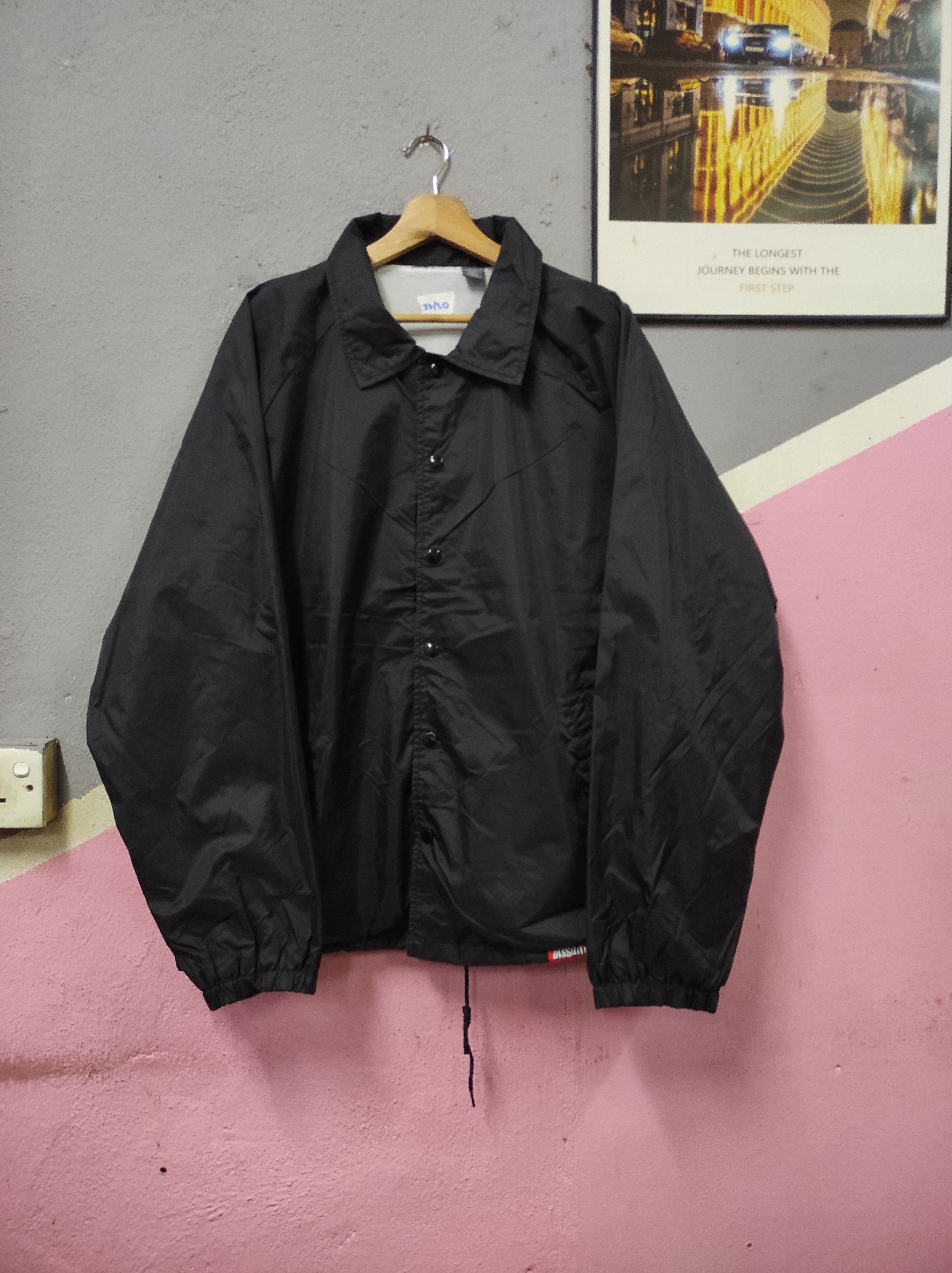 Dissizit × Japanese Brand DISSIZIT SKULL COACH JACKET DISTRESSED Size US XL / EU 56 / 4 - 3 Thumbnail