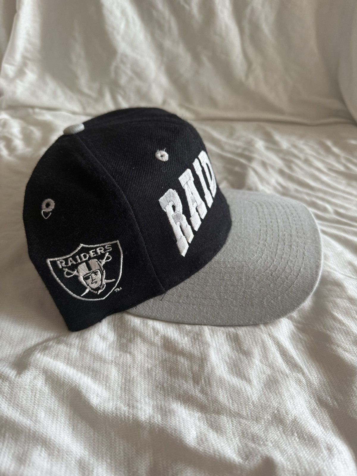 NFL Vintage los angeles raiders wool snapback hat Size ONE SIZE - 2 Thumbnail