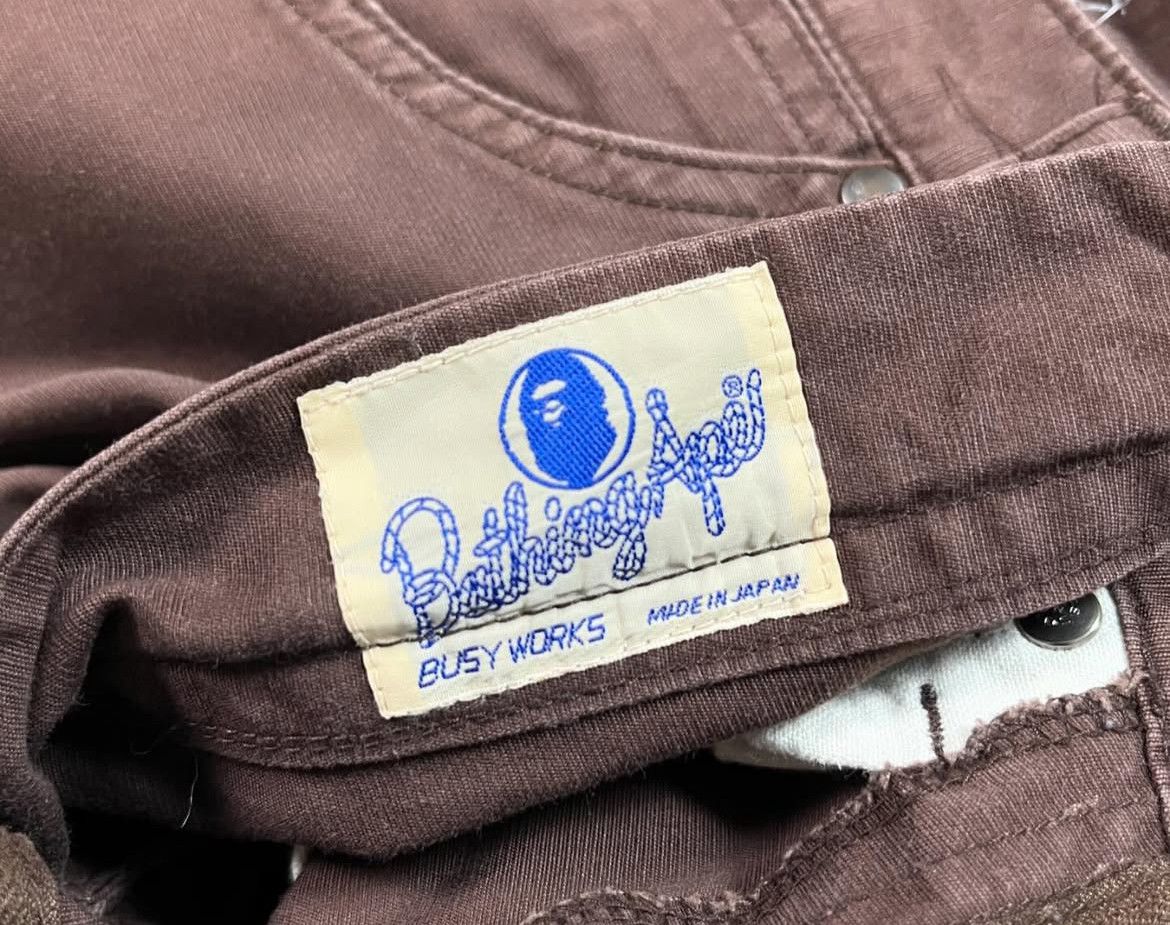 Bape 90s Bape Busy Work Nigo Pants y2k Size US 27 - 6 Thumbnail