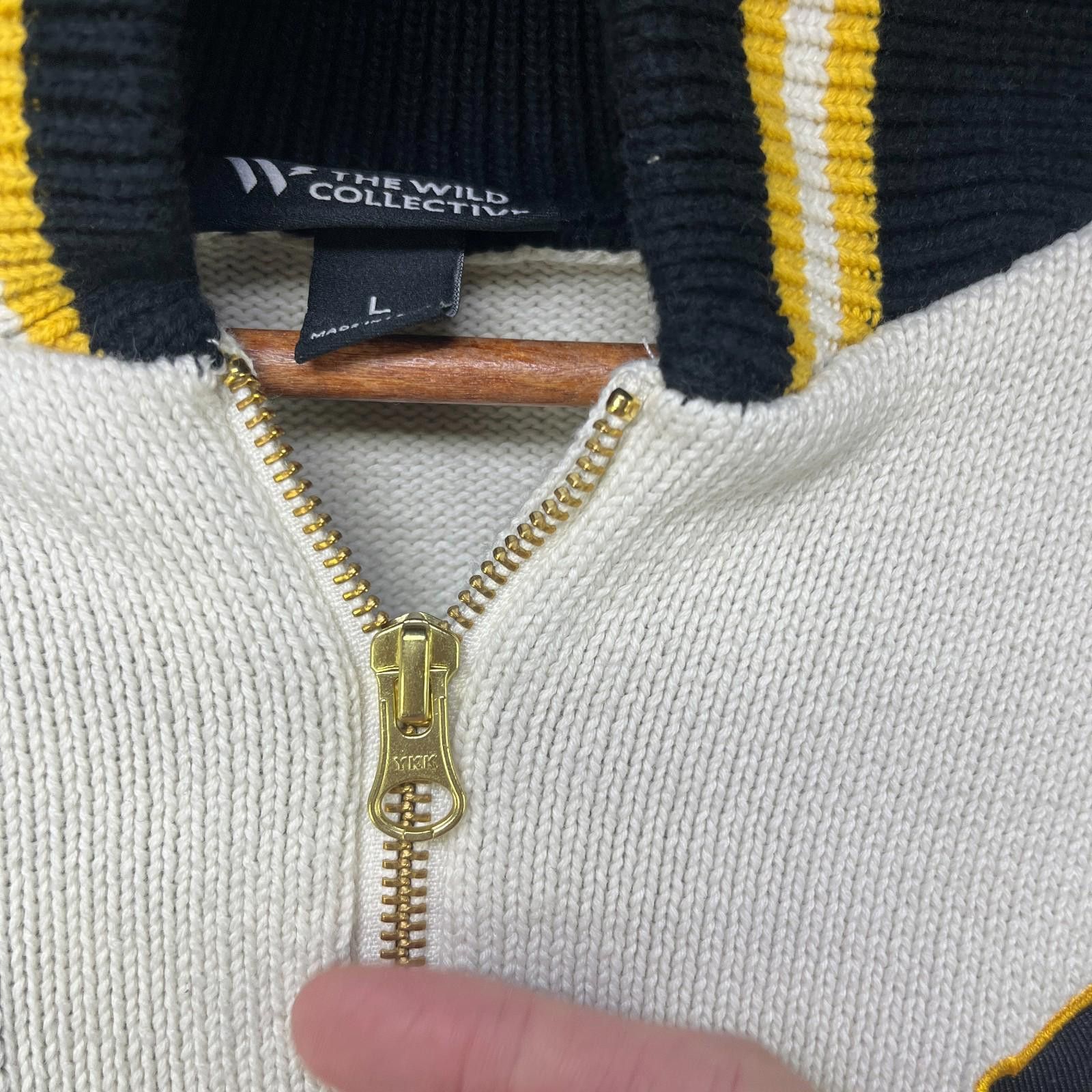 Other Boston Bruins Wild Collective Knit Cardigan Sweater Large Size ONE SIZE - 7 Thumbnail