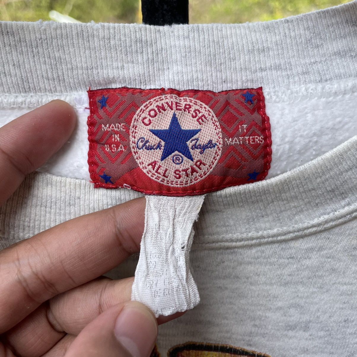 Converse 🔥Vintage 1993 Converse OG Star Big Logo Boxy Sweatshirts Size US M / EU 48-50 / 2 - 13 Thumbnail