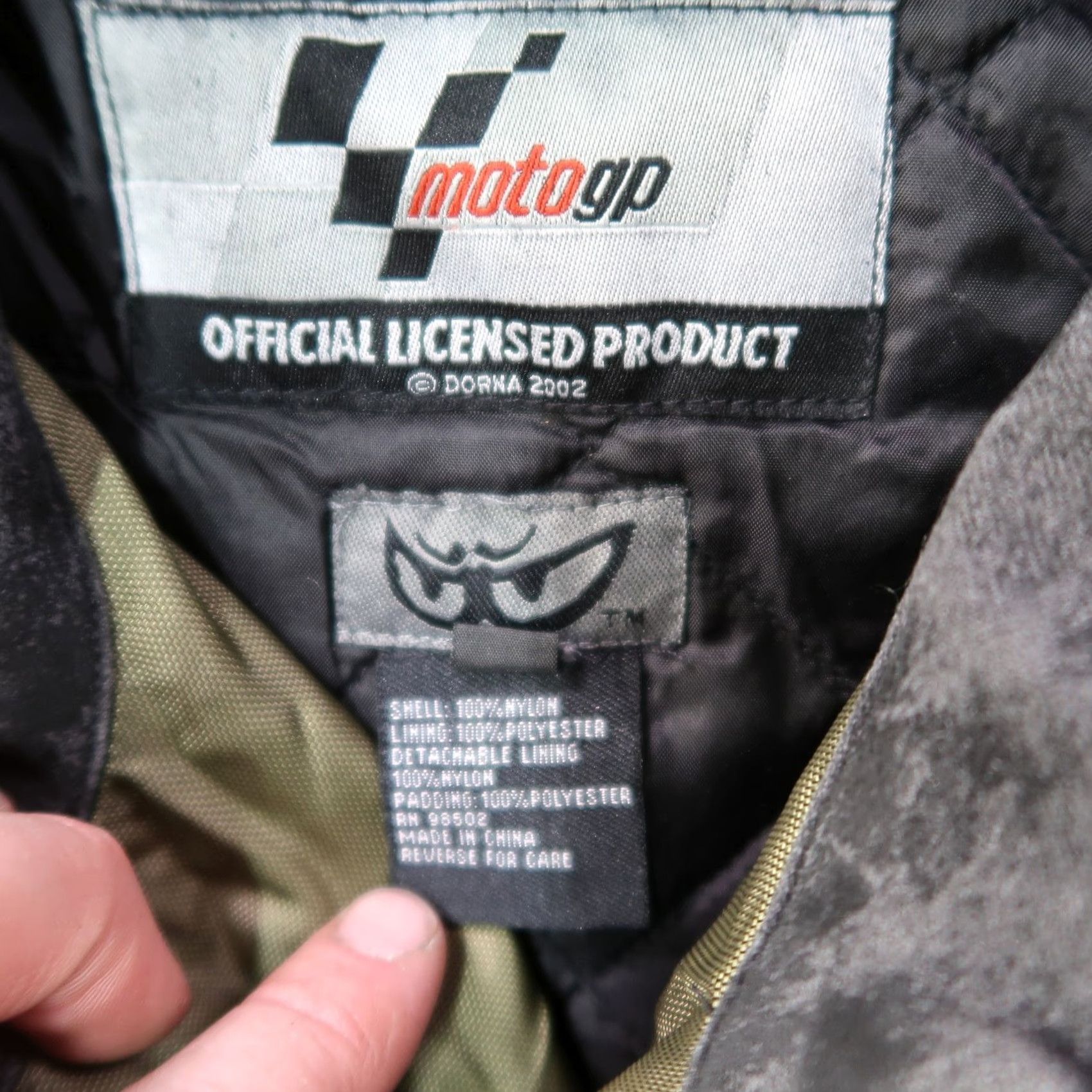 Vintage VINTAGE Moto GP Jacket Men L Motorcycle Protections Padded Green Racer Bike 2004 Gear Size US L / EU 52-54 / 3 - 6 Thumbnail
