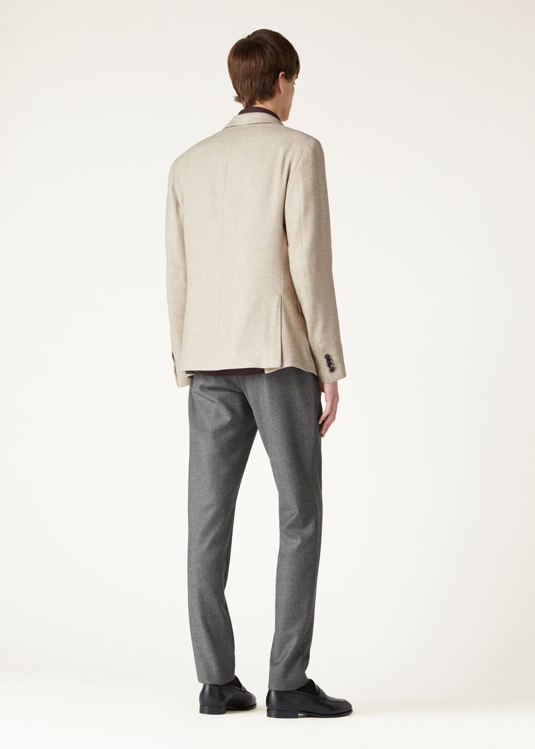 Loro Piana o1w1db10825 FAO6520 Torino Jacket in Beige Size US S / EU 44-46 / 1 - 5 Thumbnail