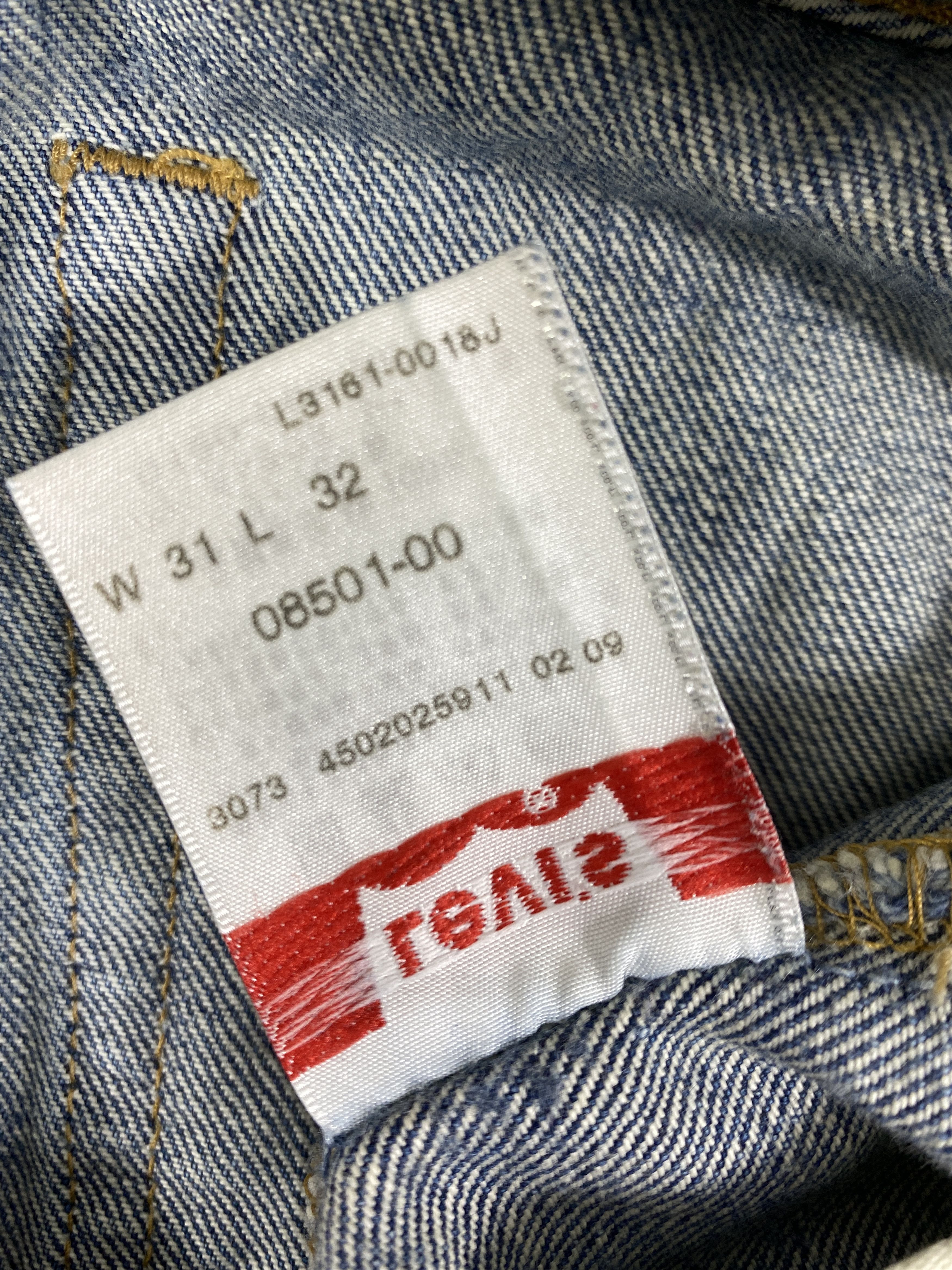 Hysteric Glamour Faded Blue Vintage Levis 501 Jeans 33x30- JN3104 Size US 33 - 9 Thumbnail