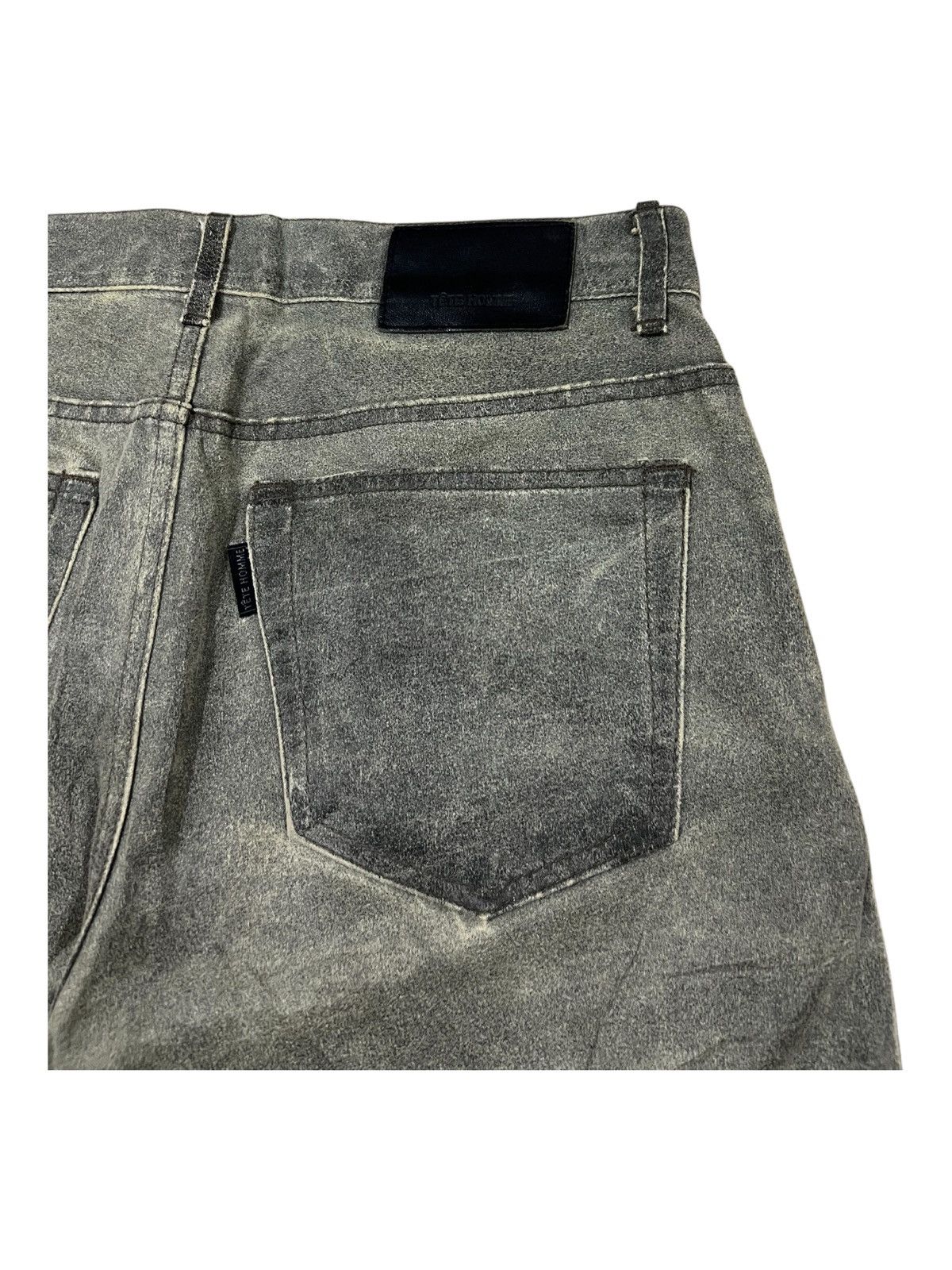 Final Home Tete Homme Flare Hem Mud Max LGB Style Jeans Pants Size US 29 - 4 Thumbnail