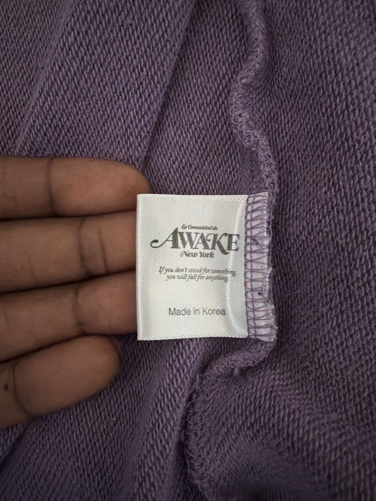 Awake NY Awake NY - Living The Dream Hoodie (Purple) Size US L / EU 52-54 / 3 - 5 Thumbnail