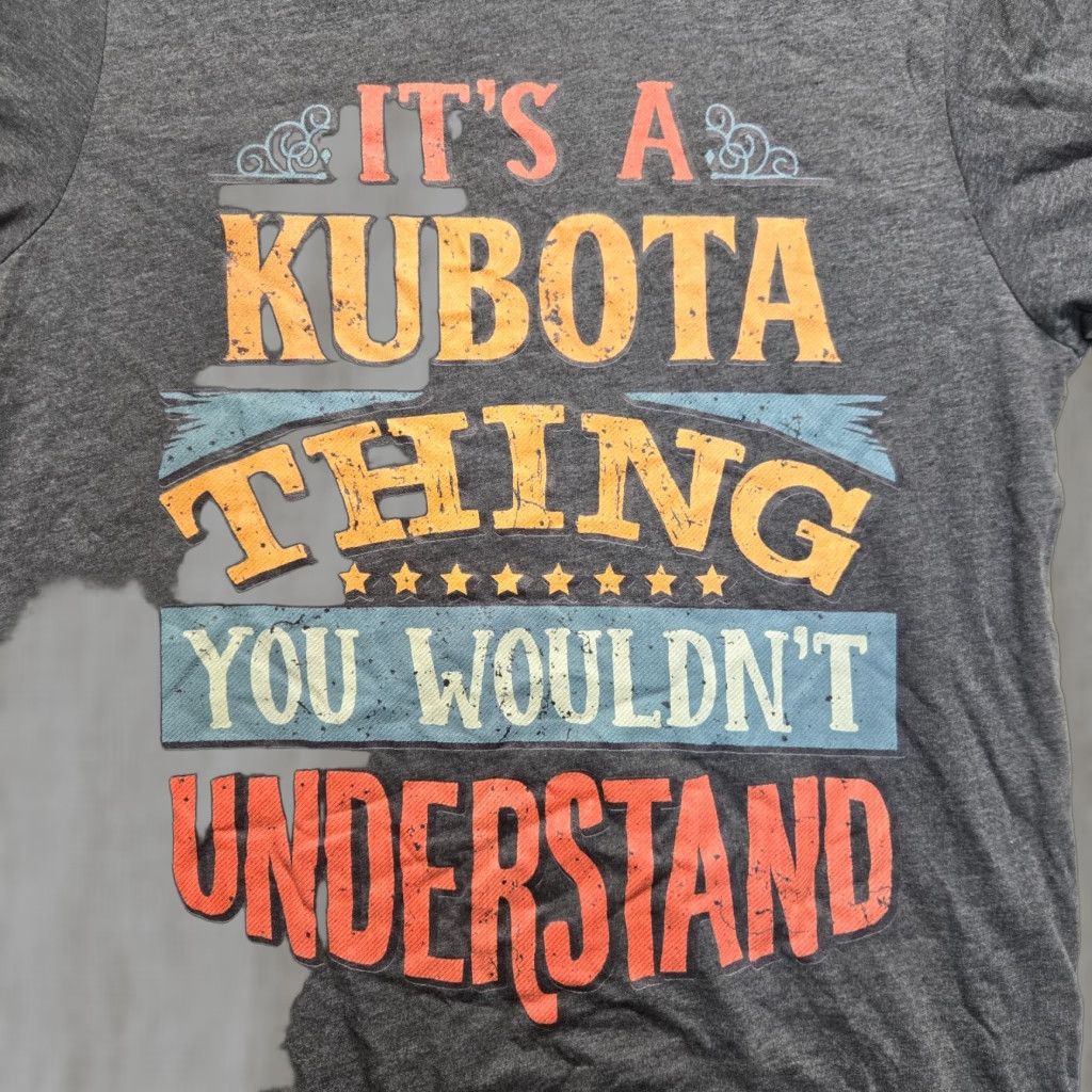 Vintage VINTAGE Canvas Kubota T-Shirt Men Large Gray Graphic Tractor Humor 2020s Size US L / EU 52-54 / 3 - 1 Thumbnail
