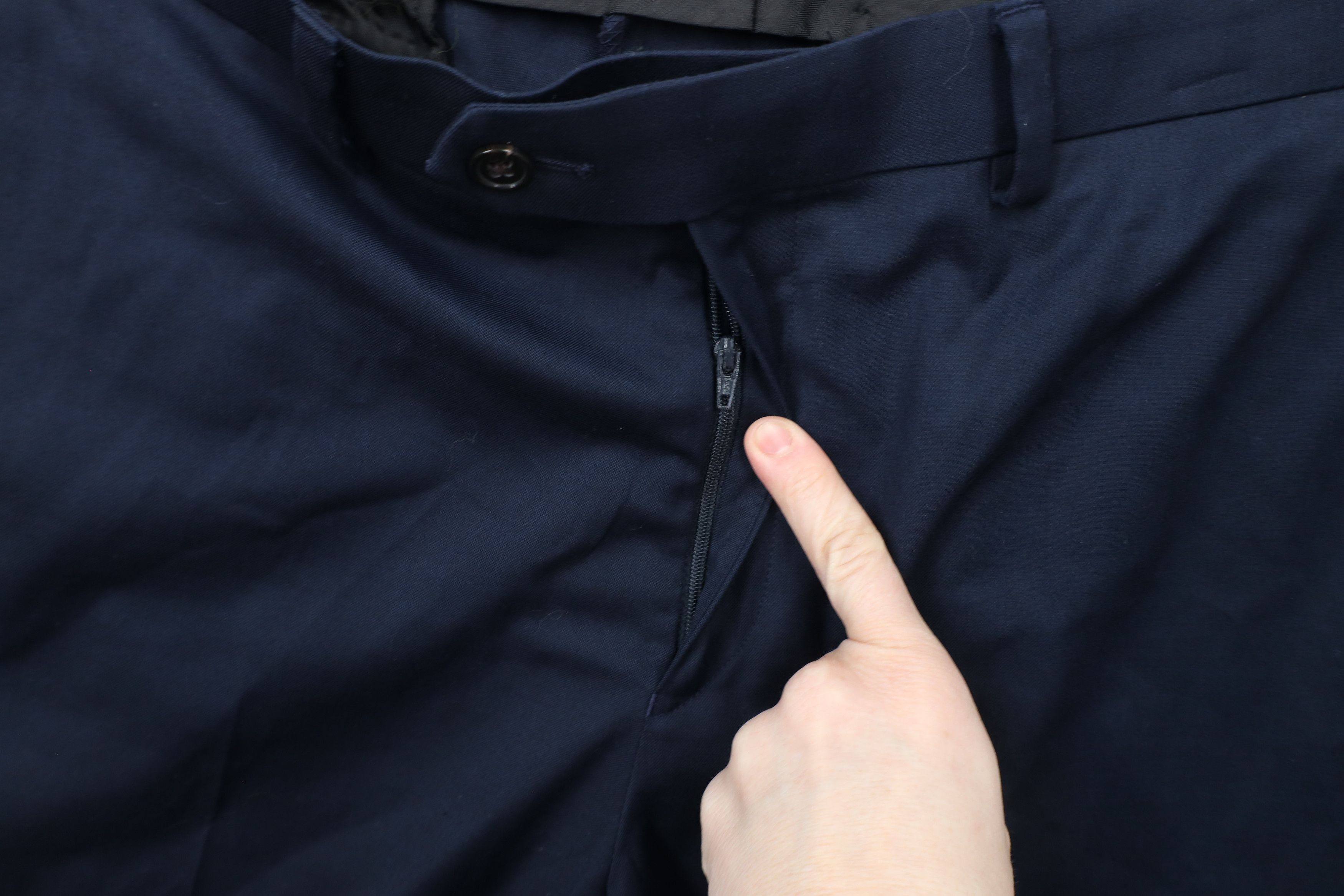 Ralph Lauren × Vintage Vintage Ralph Lauren Stretch Flat Front Chino Pants Blue Size US 36 / EU 52 - 5 Thumbnail