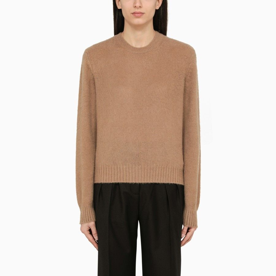 Prada o1d2blof0924 Cashmere Sweater in Camel Size M / US 6-8 / IT 42-44 - 1 Thumbnail