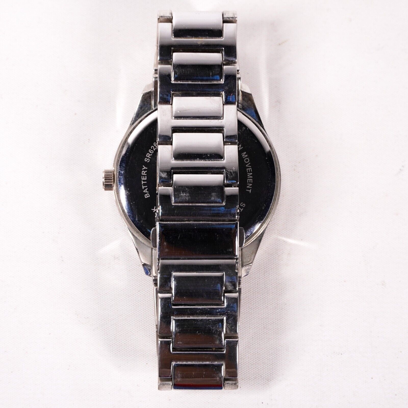 Other 4" Unlisted Stainless Steel SilverWrist Watch Japan Jewelry Size ONE SIZE - 5 Thumbnail