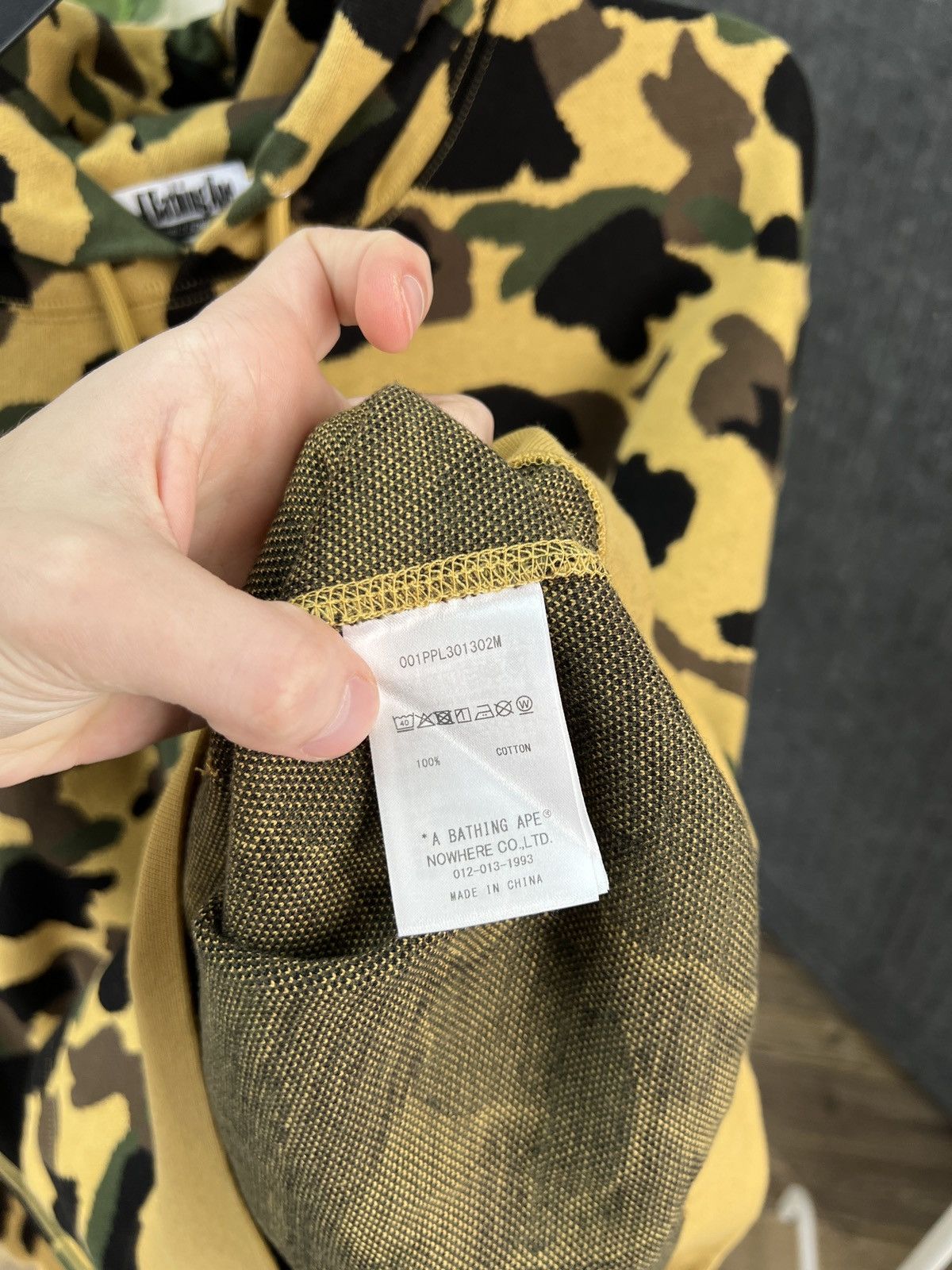 Bape A BATHING APE 1ST CAMO JACQUARD ONE POINT RELAXED FIT HOODIE Size US M / EU 48-50 / 2 - 9 Thumbnail