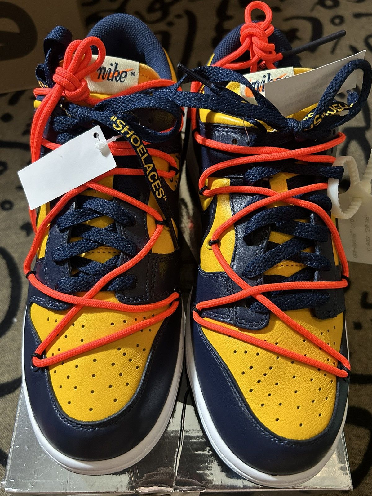 Nike × Off-White NIKE x OFF-WHITE Virgil Abloh Dunk low Size US 9 / EU 42 - 2 Thumbnail
