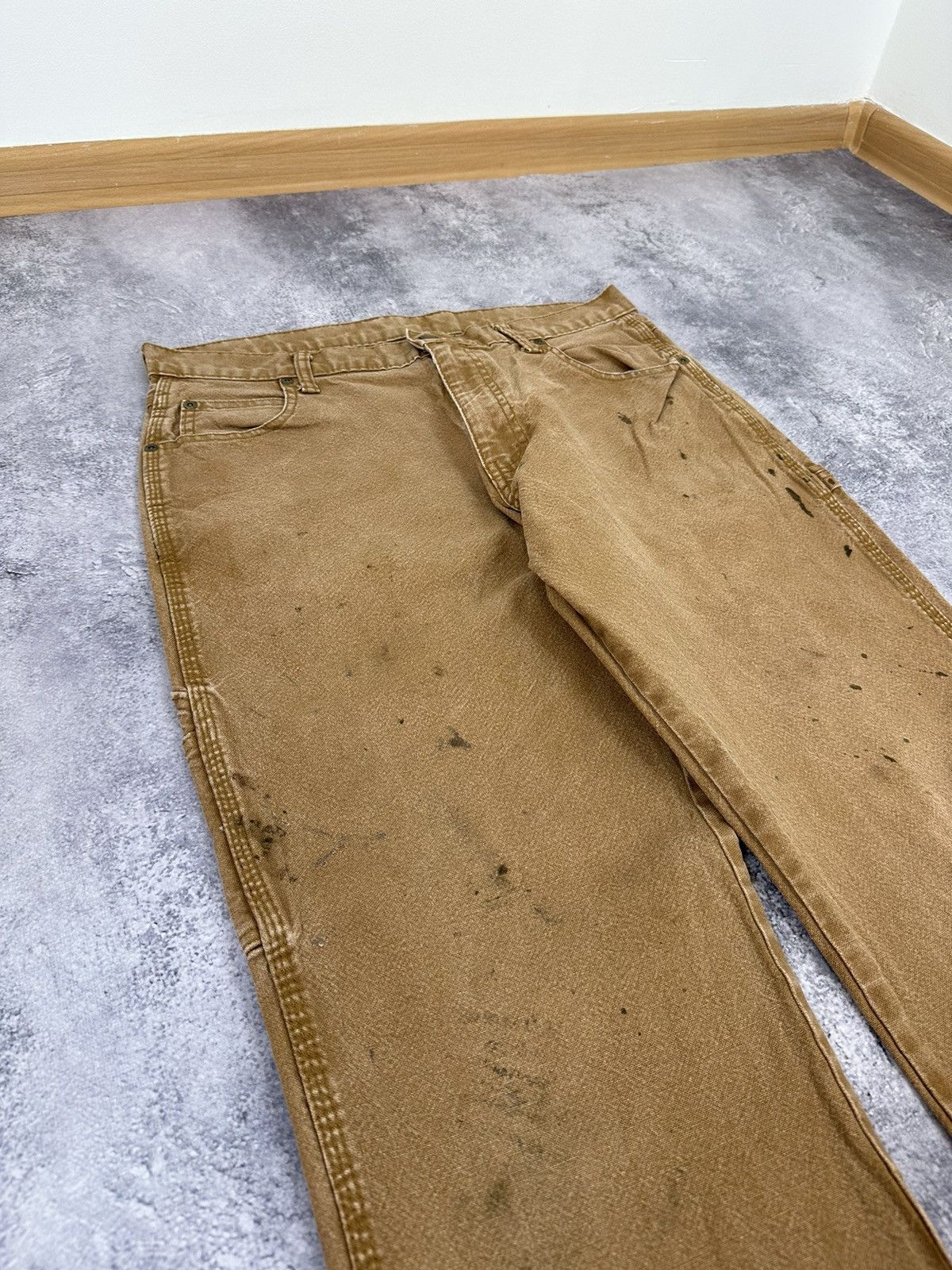 Dickies Vintage Dickies Faded Carpenter Cargo USA Opium Work Pants Size US 34 / EU 50 - 10 Thumbnail