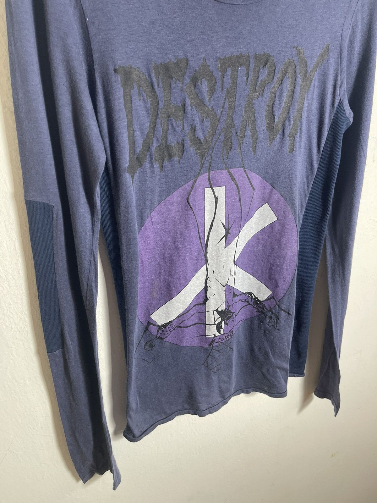 If Six Was Nine Japanese Brand Kamo Destroy Chaos Seditionaries Punk shirt Size US M / EU 48-50 / 2 - 5 Thumbnail
