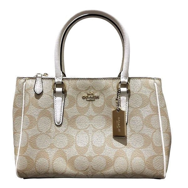 Coach Coach Coach Signature PVC 2way Bag Leather Shoulder Bag F67027 Size ONE SIZE - 1 Thumbnail