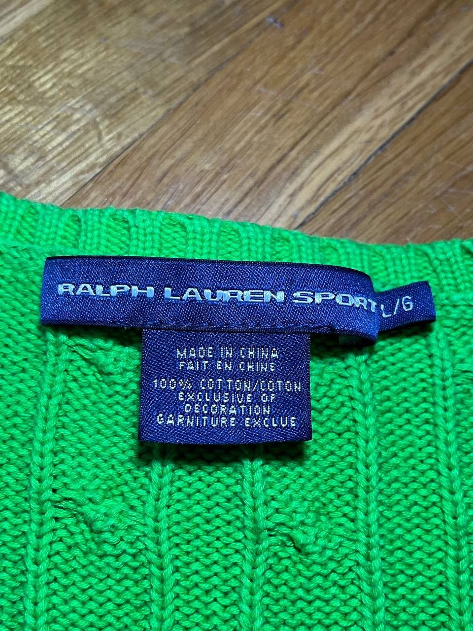 Other Ralph Lauren Sport toxic green sweater Size L / US 10 / IT 46 - 4 Thumbnail