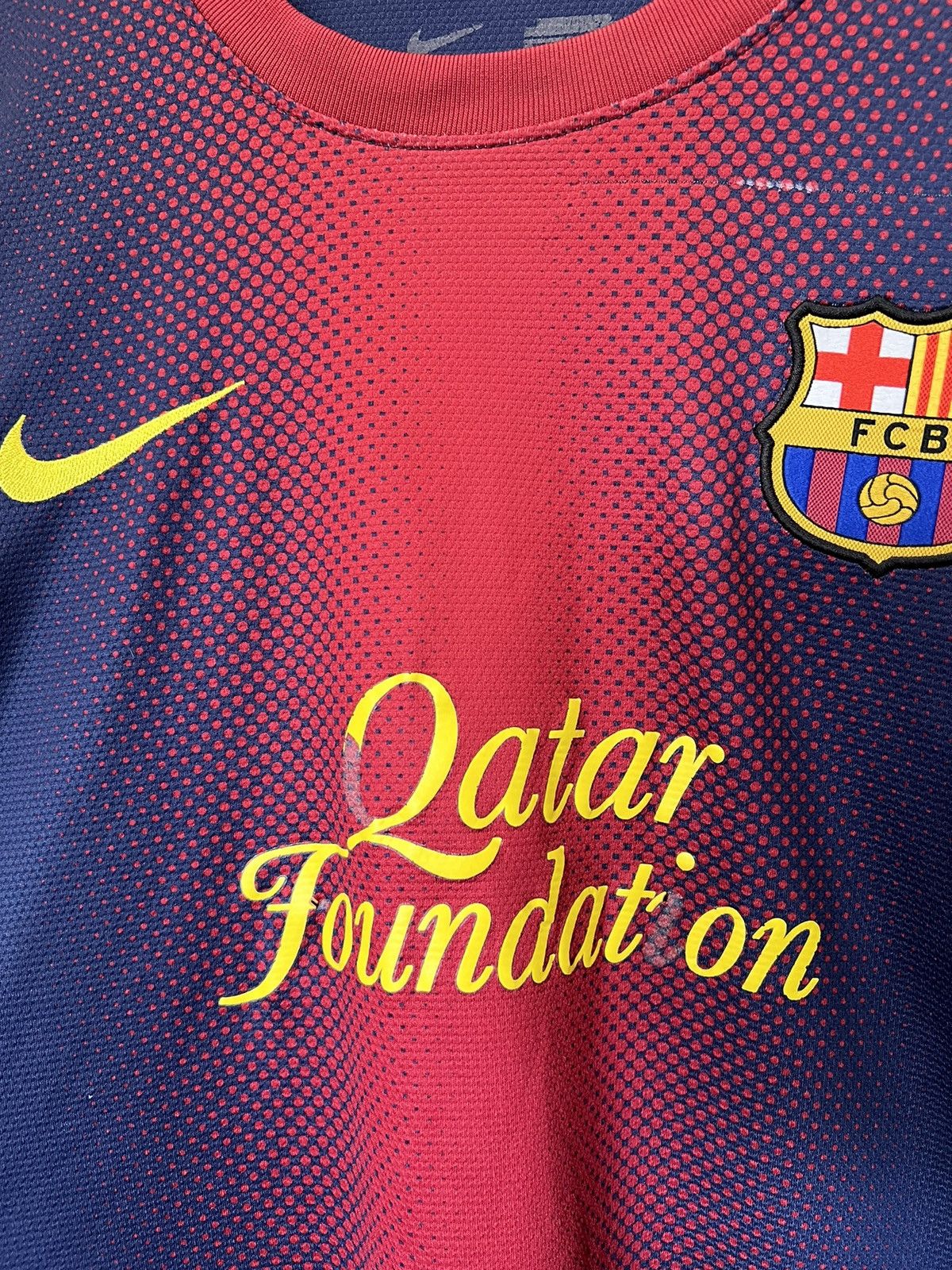 Nike Nike Barcelona 2012/2013 Home Kit Soccer Jersey Size US XL / EU 56 / 4 - 2 Thumbnail