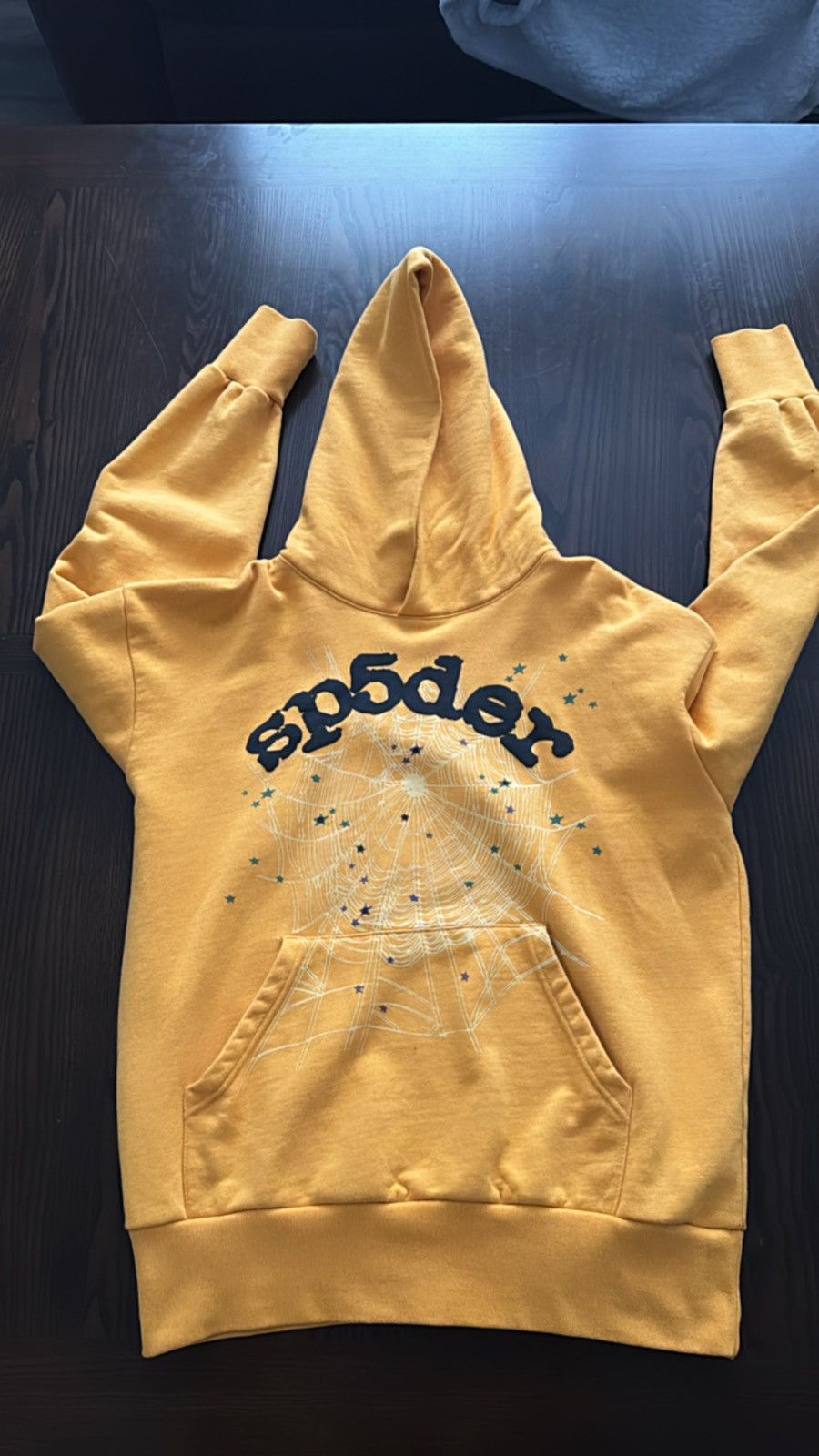 Sp5der × Spyder Yellow Spider hoodie rare Size US L / EU 52-54 / 3 - 1 Thumbnail