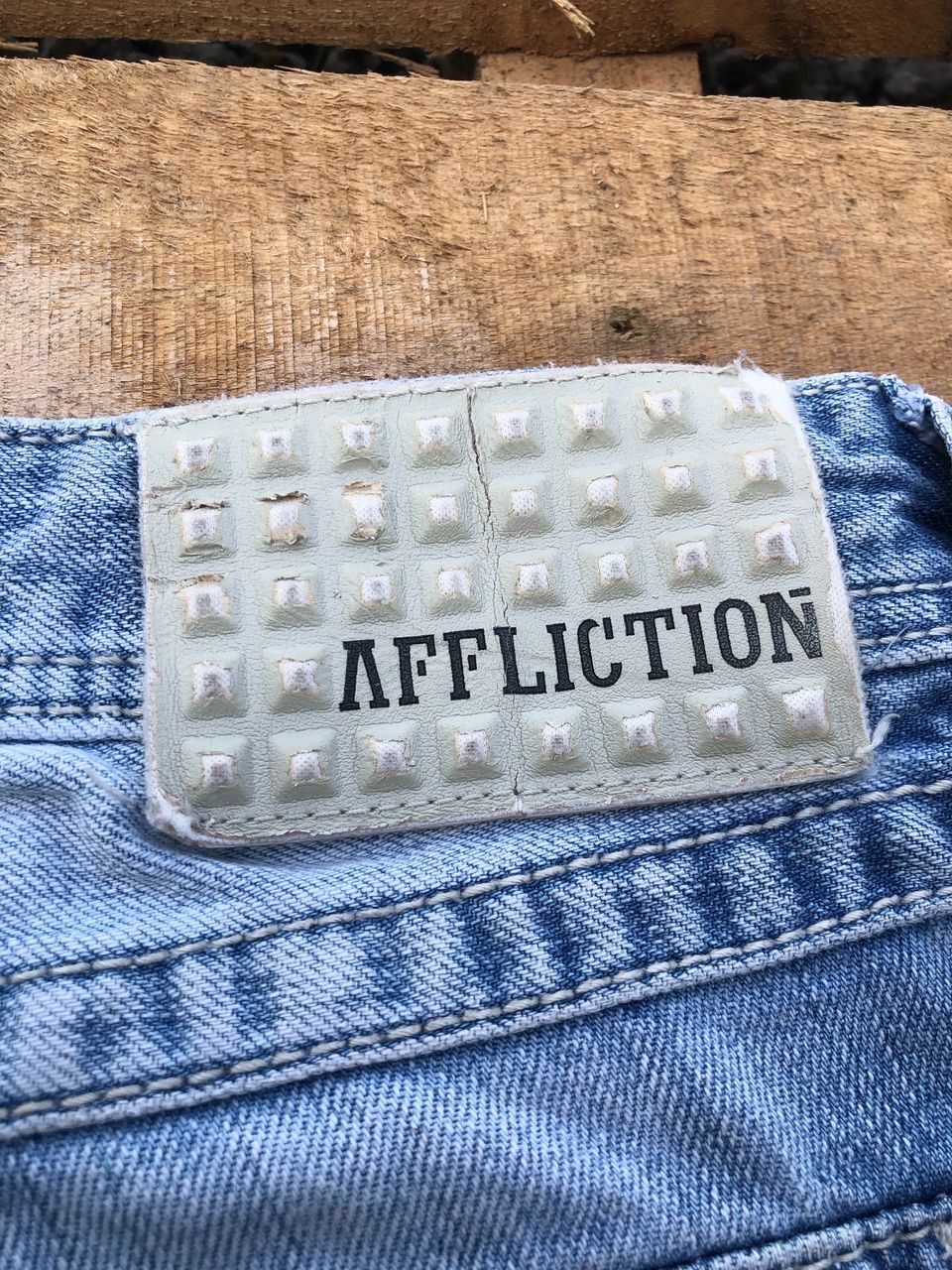 Affliction × Vintage Vintage Affliction Denim Jeans Size US 32 / EU 48 - 3 Thumbnail