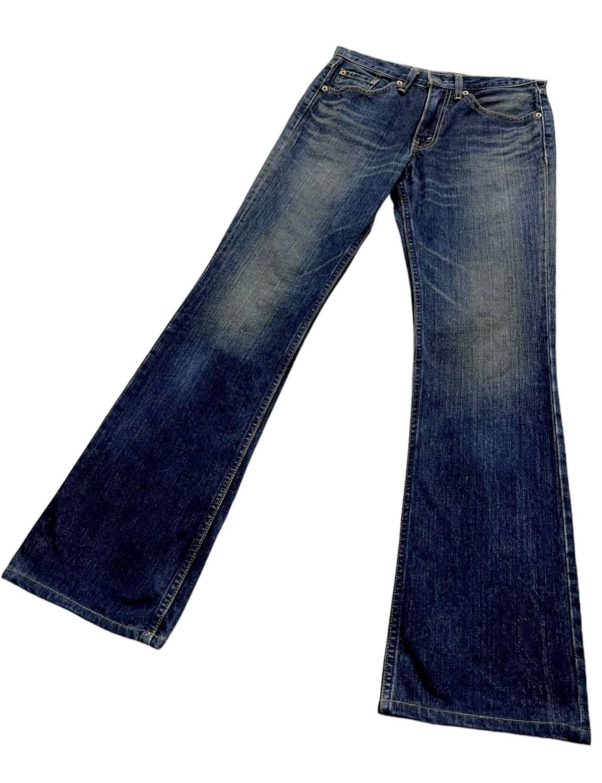 Levi's 💥VERY RARE🔥Vintage Levi’s 517 FLARE Japan Mudwash Blue Size US 28 / EU 44 - 5 Thumbnail