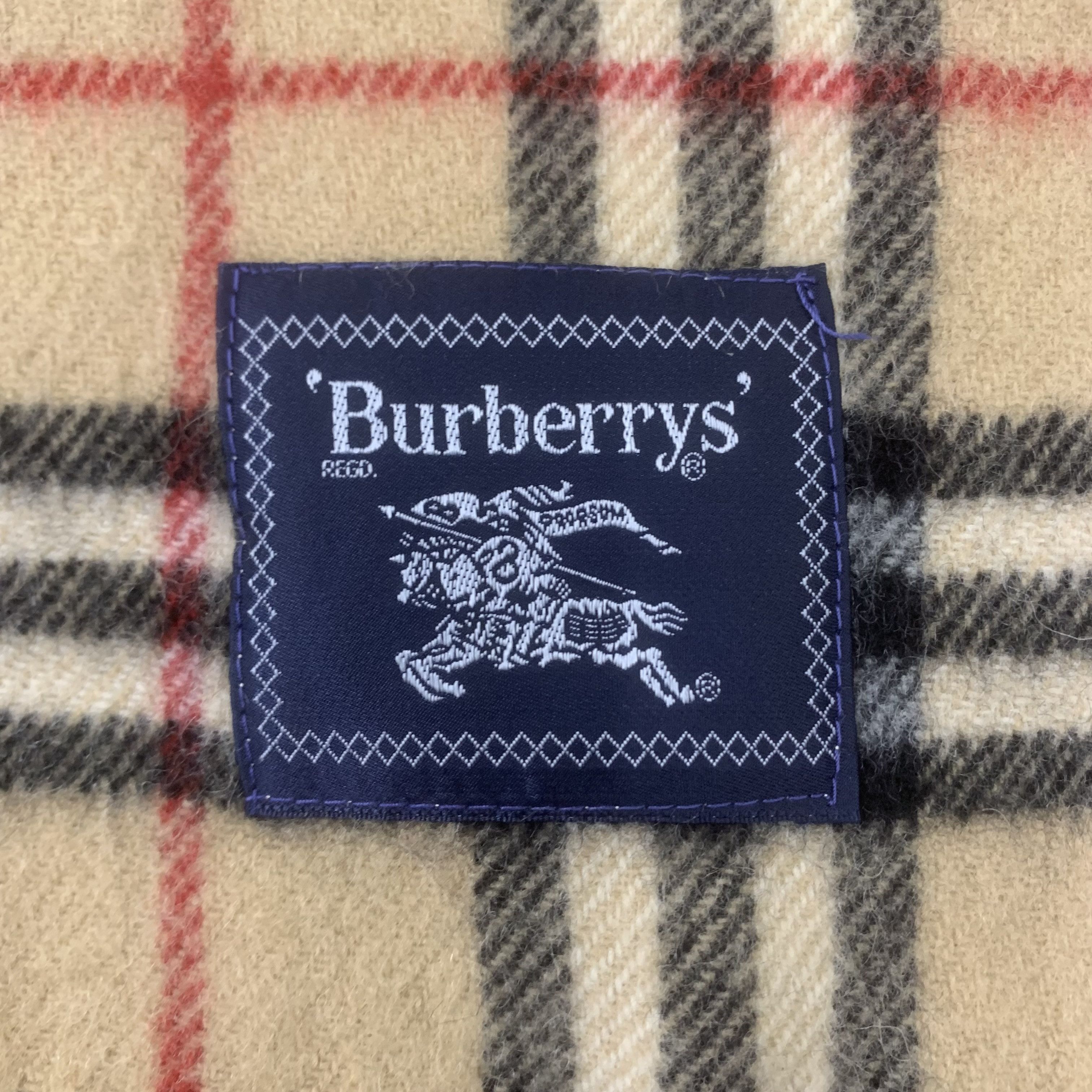 Burberry Burberry Scarf Wool Muffler Neck Wrap BL9278 Size ONE SIZE - 6 Thumbnail