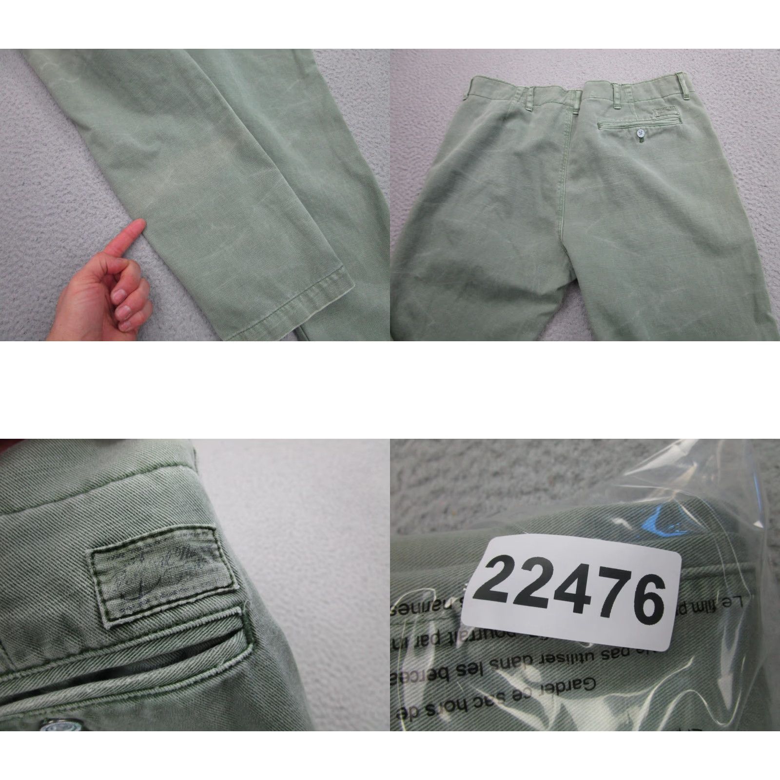 Ralph Lauren Ralph Lauren Quin Boyfriend Chino Pants Womens 12 Green grunge Straight Leg Size 34" / US 12 / IT 48 - 10 Thumbnail
