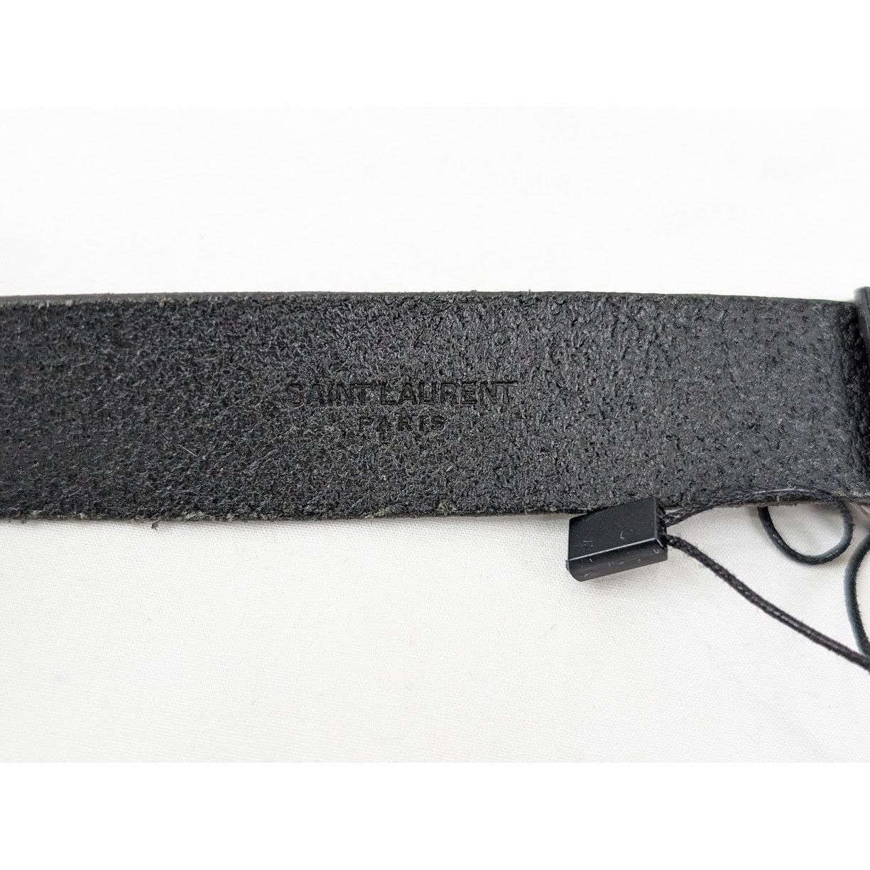 Saint Laurent Paris o1rshd1 Size: 90 CM / Distressed Python Belt in Black Size 36 - 7 Thumbnail