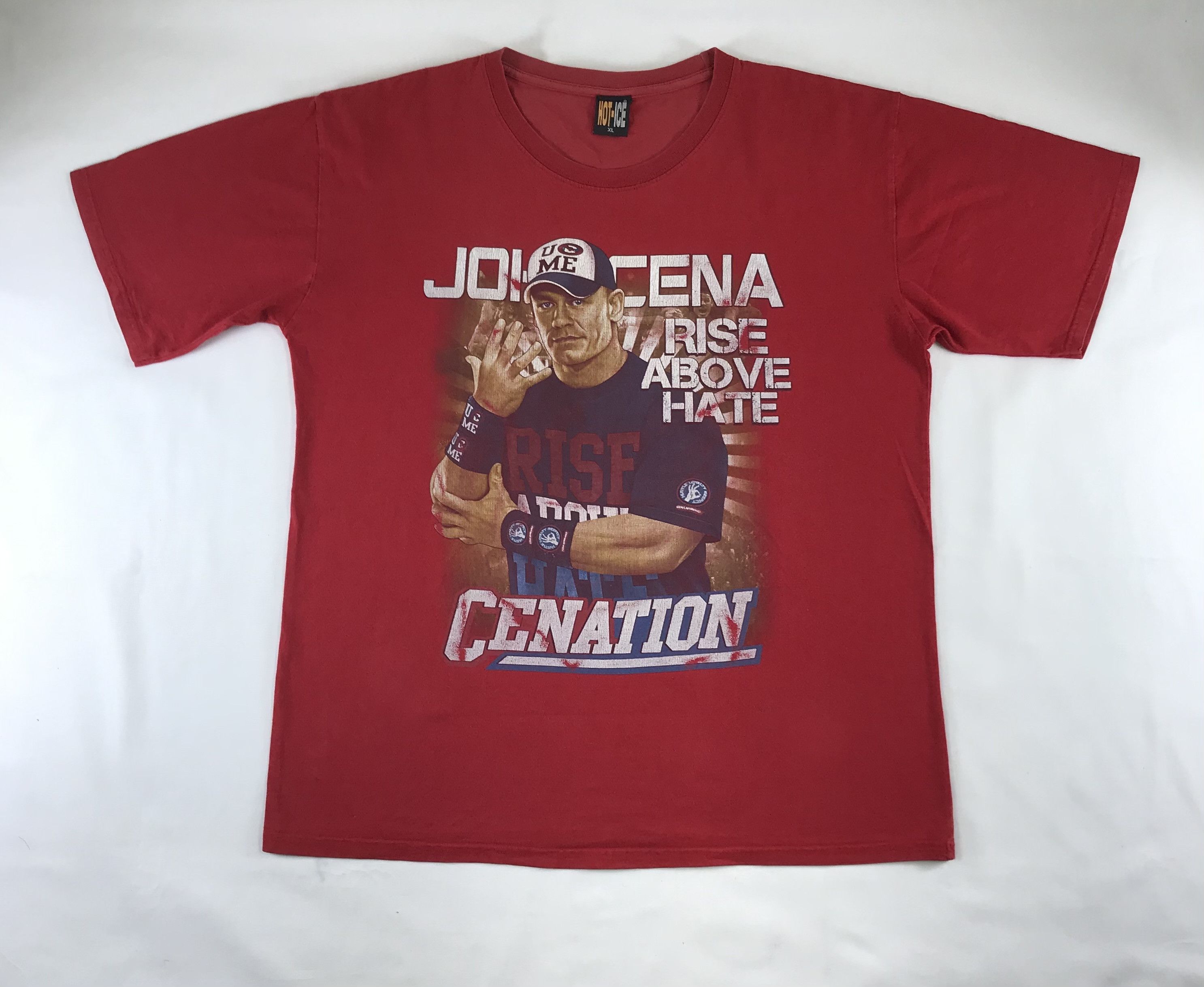 Vintage John Cena 'Rise Above Hate' Over Printed Tee