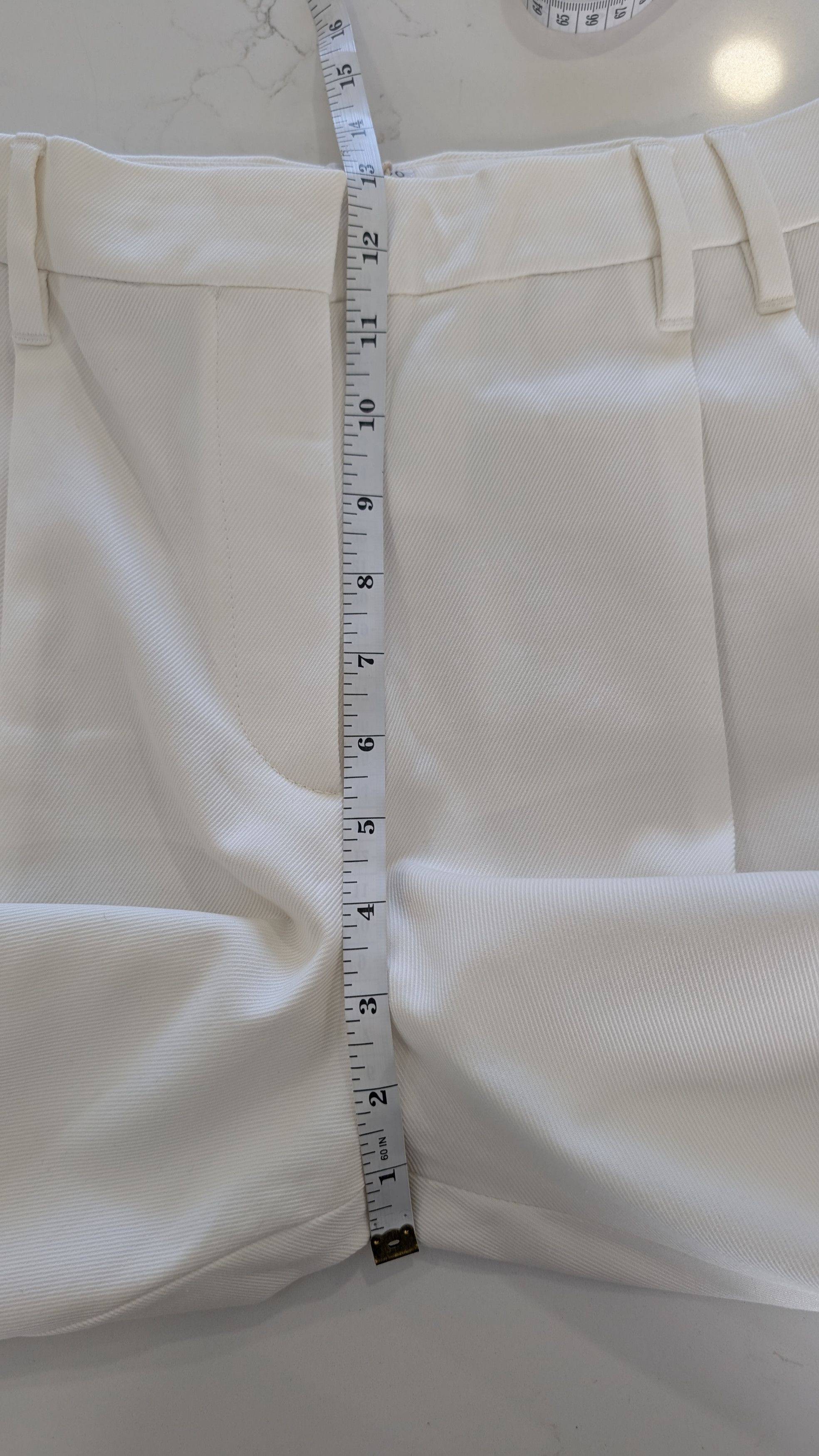 Brunello Cucinelli Brunello Cucinelli Monili Soft Canvas Pleated Tailored Pants Size 26" / US 2 / IT 38 - 10 Thumbnail
