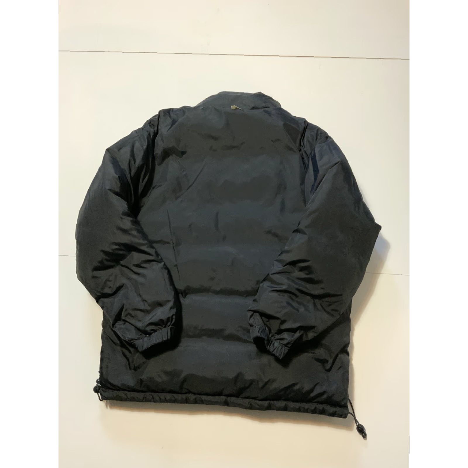 VINTAGE Gap Puffer Jacket Mens 90s Reversible Down Quilted Black Sz. M