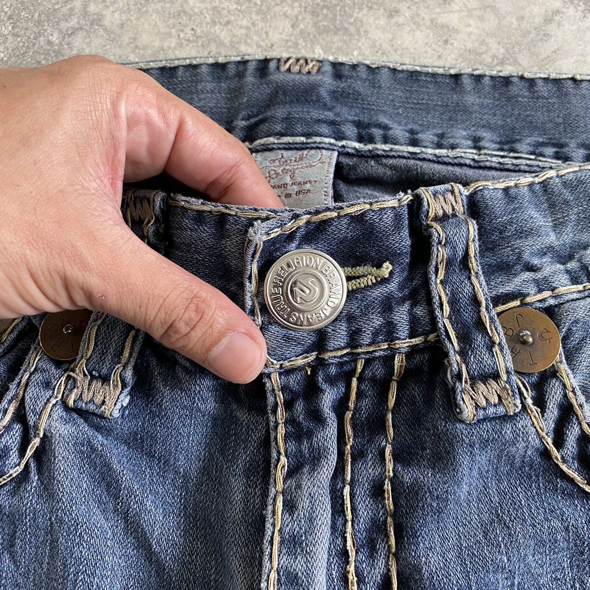 True Religion Vintage True Religion Billy Super T Flared Denim Jeans Size US 32 / EU 48 - 10 Thumbnail