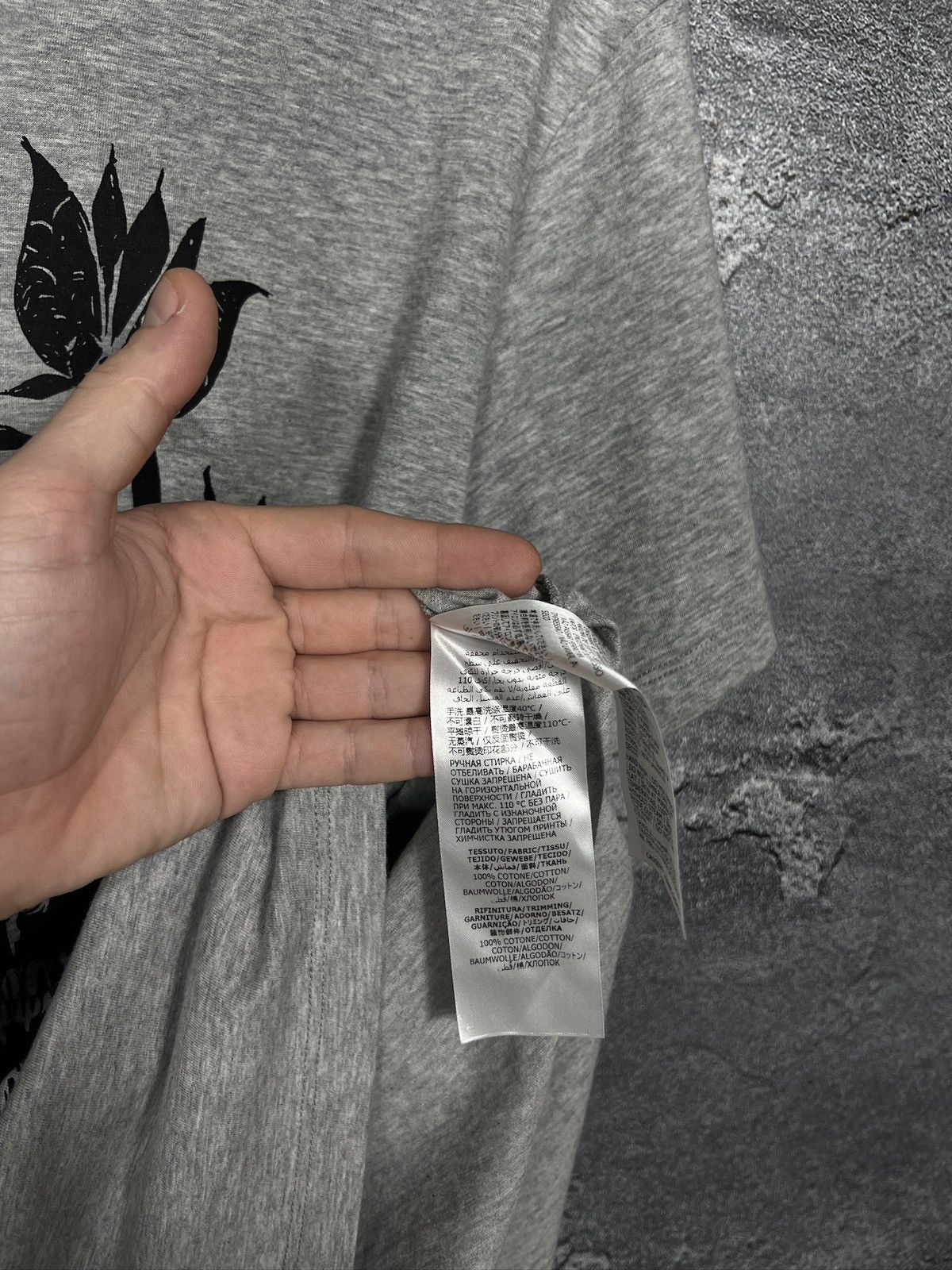 Alexander McQueen Alexander McQueen Skull Logo Gray T-shirt Size M Size US M / EU 48-50 / 2 - 9 Thumbnail
