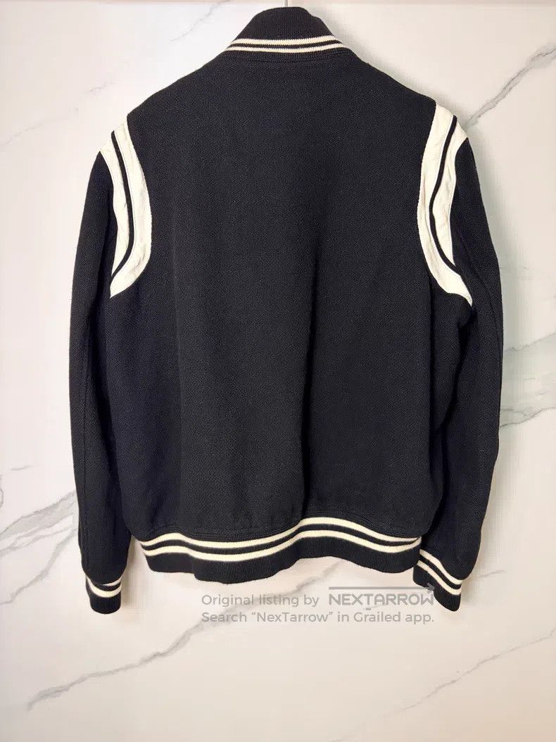 Saint Laurent Paris Saint Laurent Paris Black and White Lamb Leather and Wool Size US XL / EU 56 / 4 - 2 Thumbnail