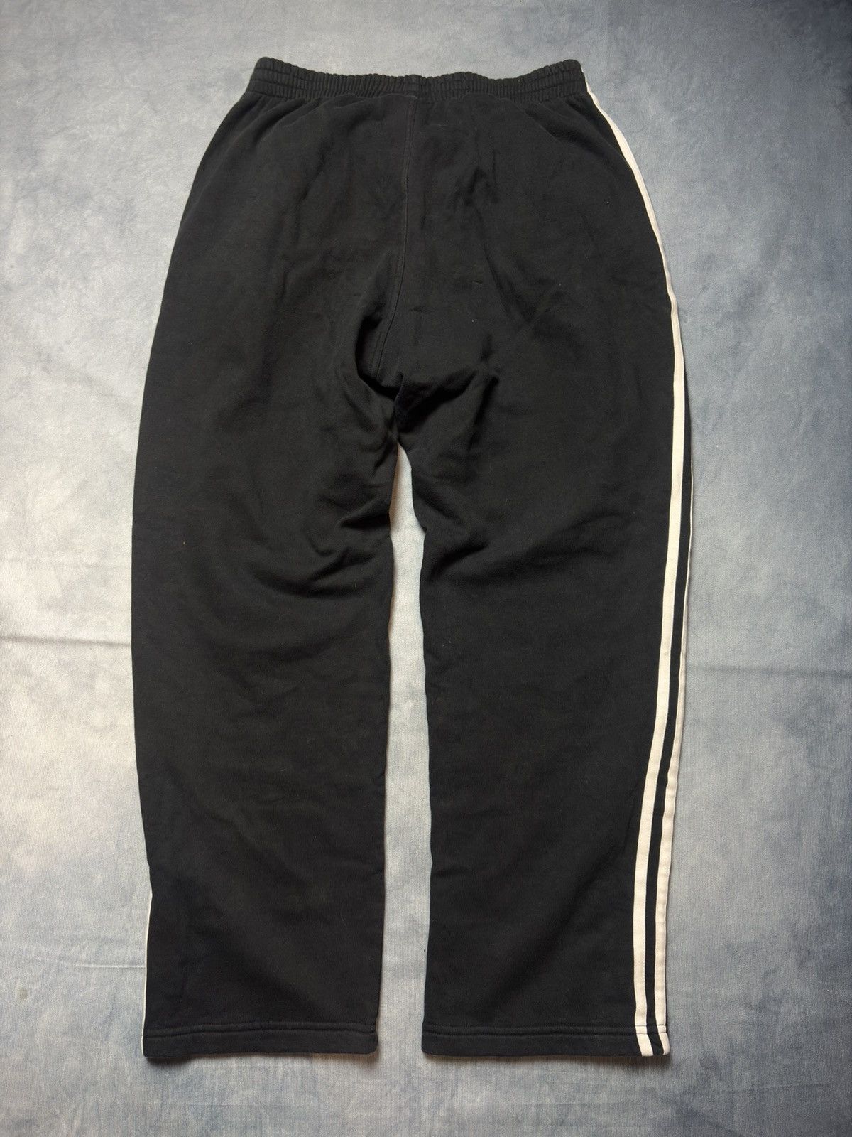Adidas Adidas Track Pants 2005 – Black White – Size M – Y2K Vintage Size US 32 / EU 48 - 6 Thumbnail