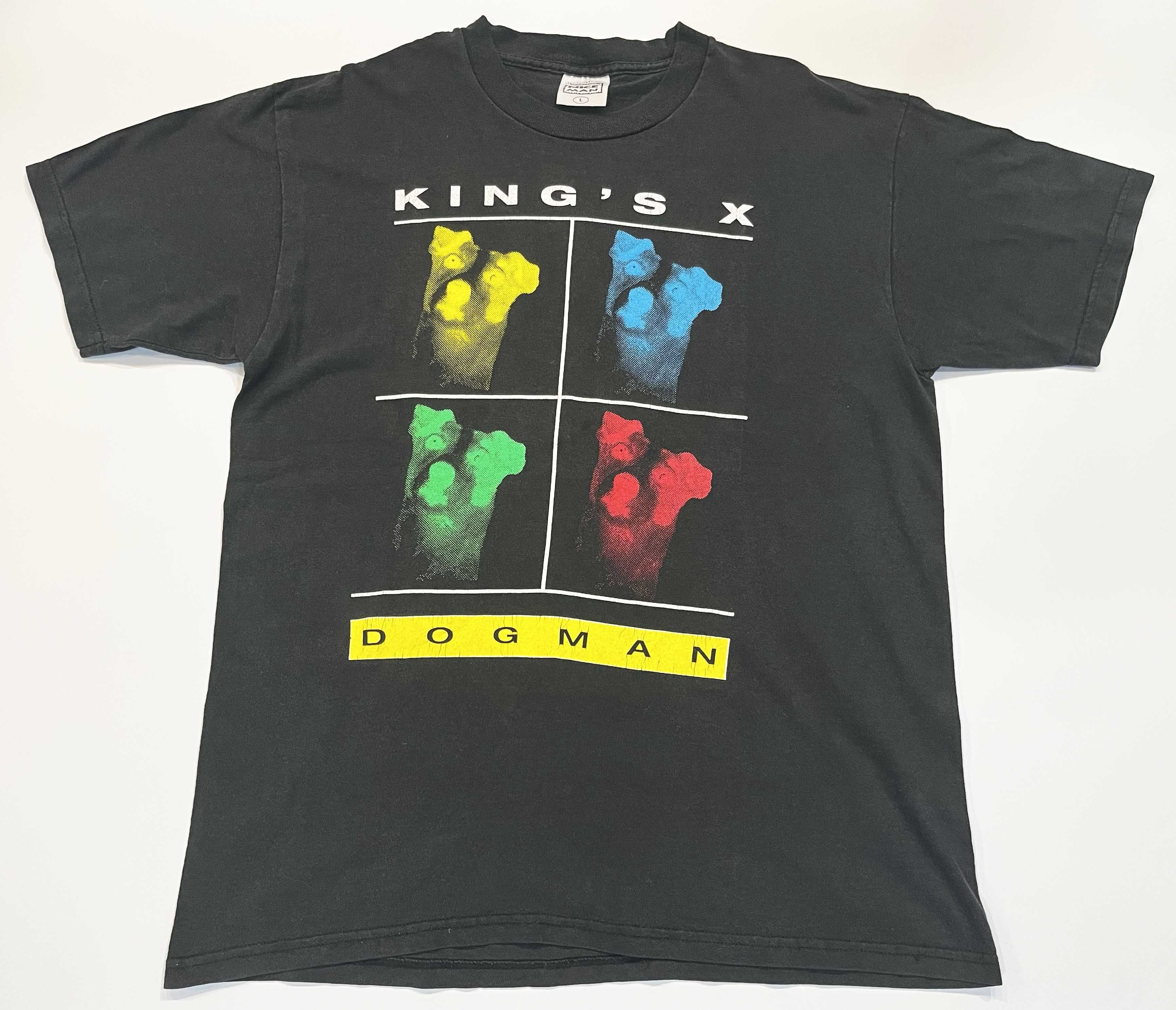 Vintage Vintage 1994 King's X Dogman World Tour Band T-Shirt Size US L / EU 52-54 / 3 - 1 Thumbnail