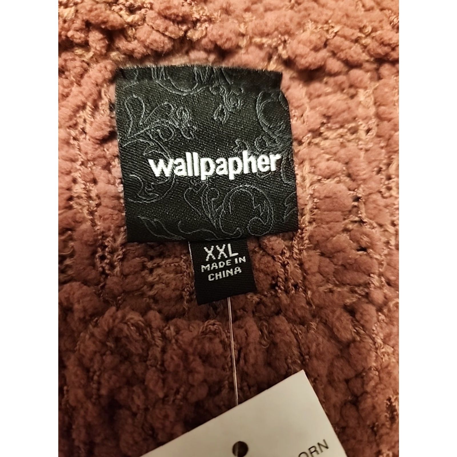 Pinko Wallpapher Pink Ribbed Popcorn Long Sleeve Sweater 2X XXL Women's Pullover Split Round Neck Casual Knit Size XXL / US 16-18 / IT 52-54 - 6 Thumbnail