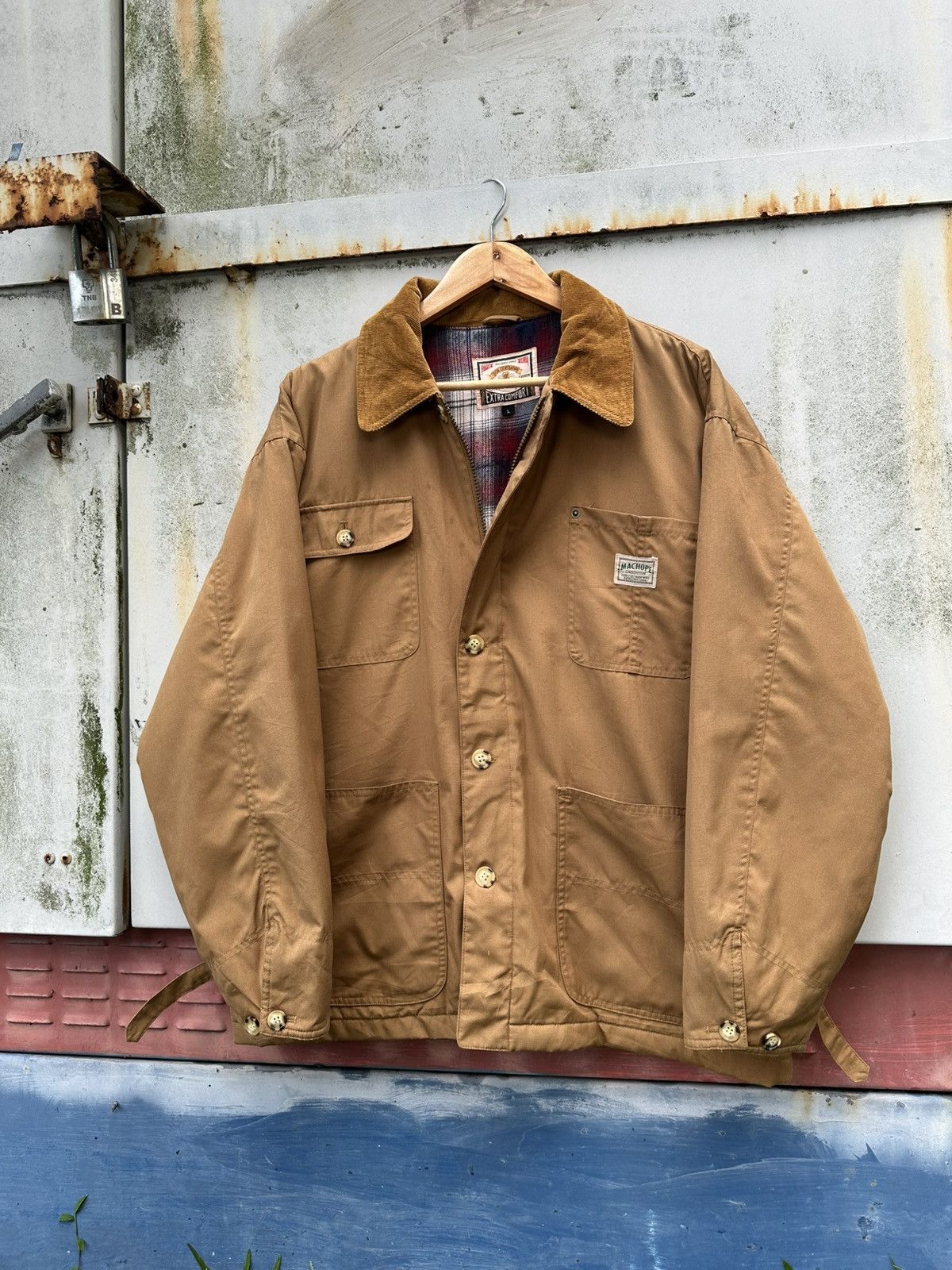 Vintage 👹Machope Blanked Lined Chore Jacket Size US XL / EU 56 / 4 - 5 Thumbnail